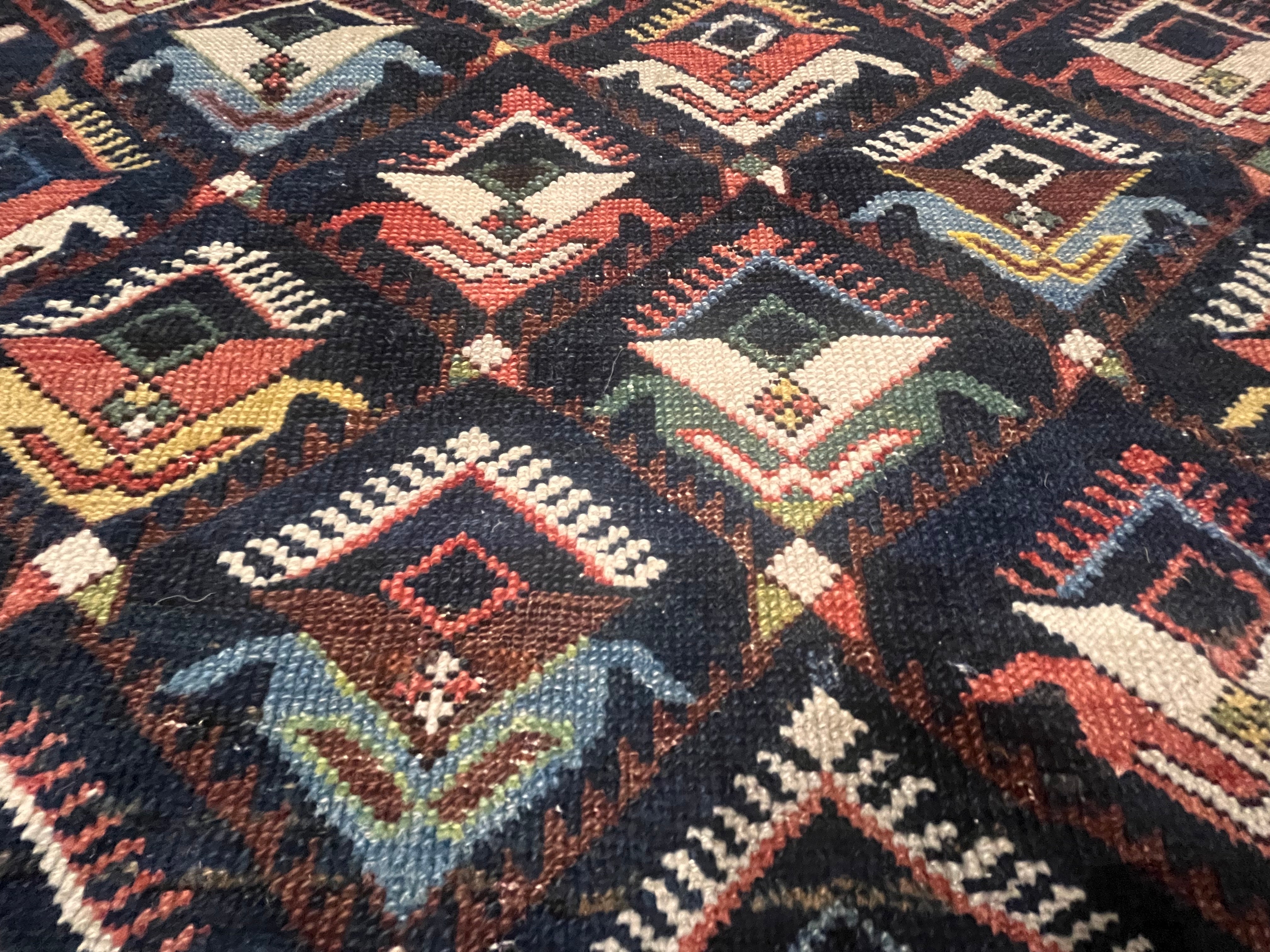 Antique Caucasian Kuba Rug 3'10'' x 5'1''