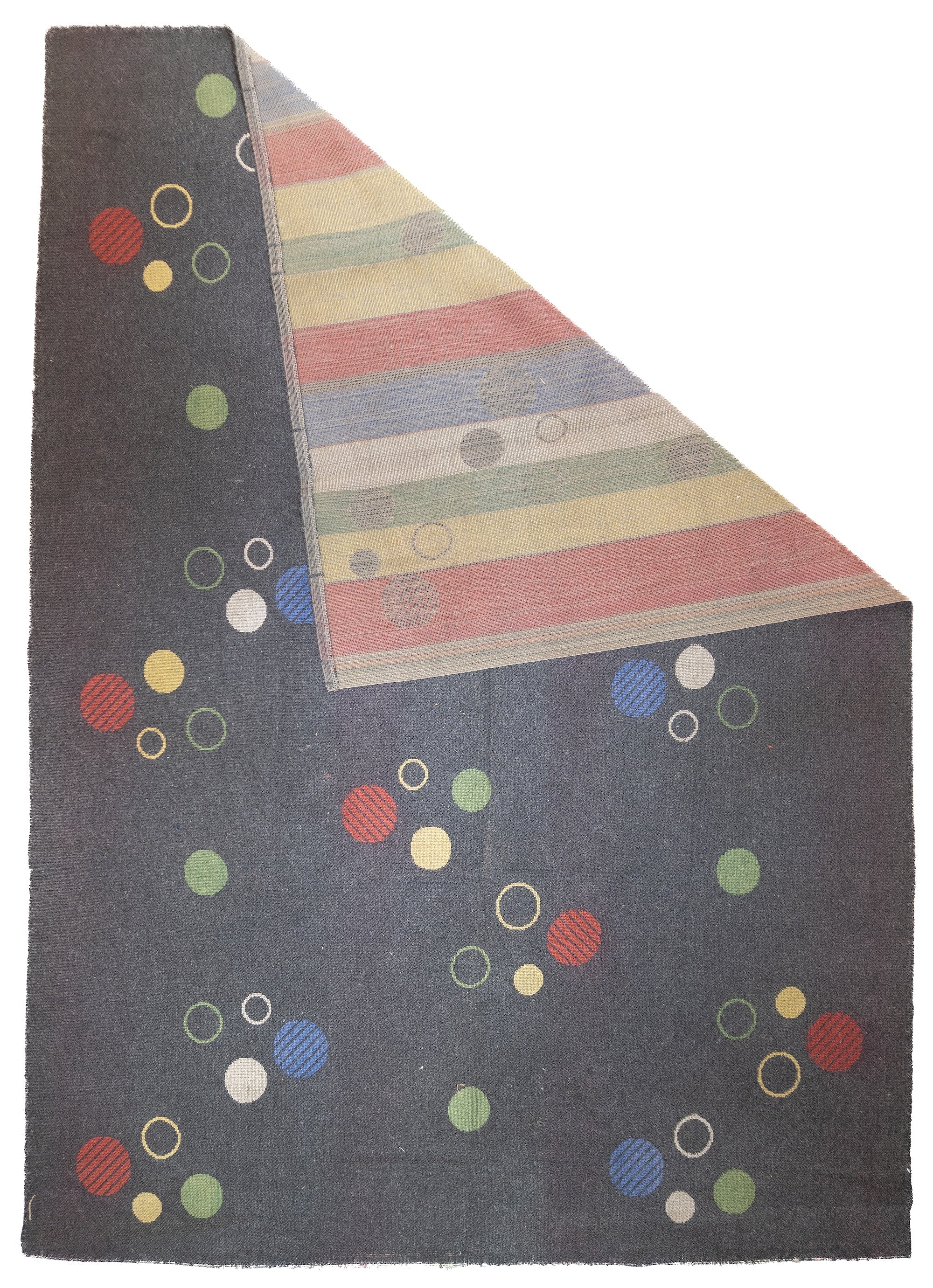 Mid Century European Artistic Wool Rug 7'6'' x 10'8''