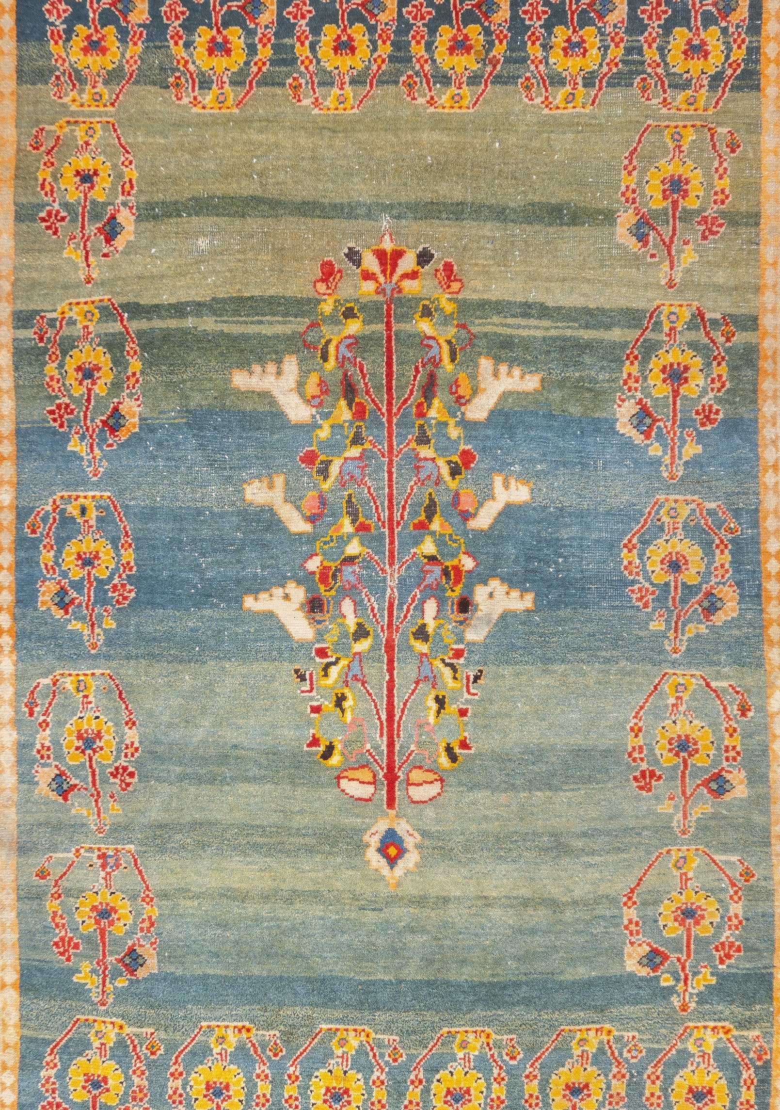 Vintage Gabbeh Rug 4'5'' x 6'4''