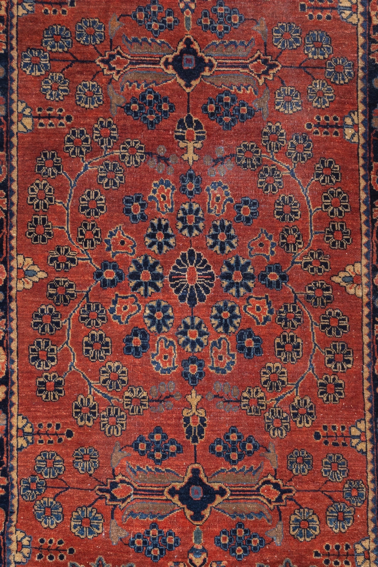 Fine Antique Mohajeran Sarouk Rug 2'5'' x 4'9''