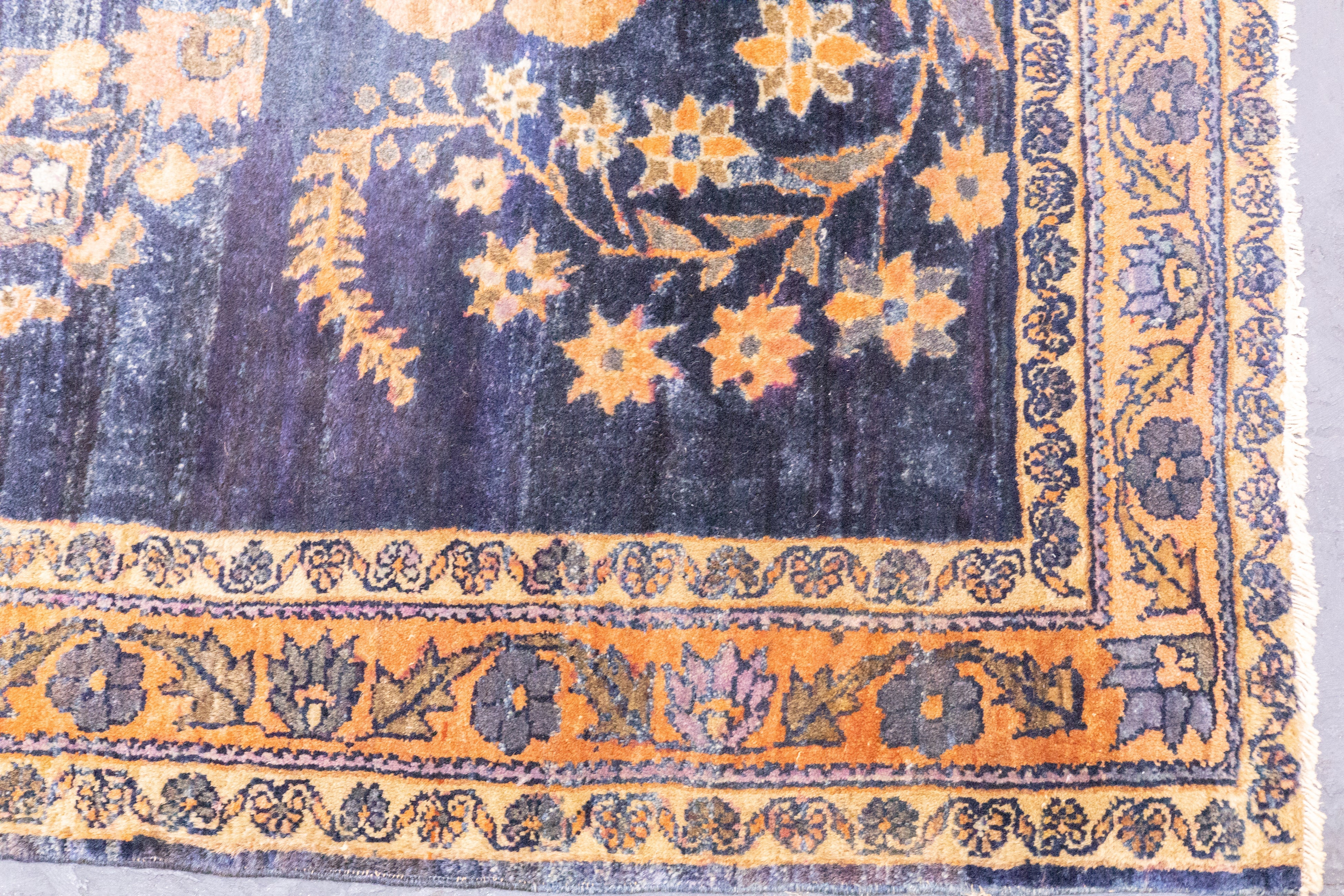 Fine Antique Mohajeran Sarouk Rug 3'4'' x 4'11''