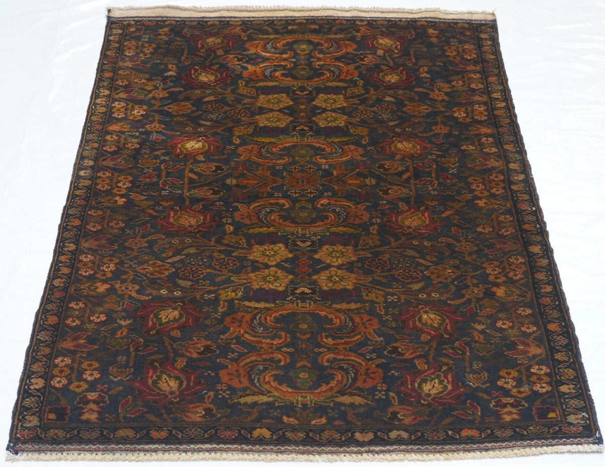 Vintage Afghan Baluch Rug 3'0" x 5'0"