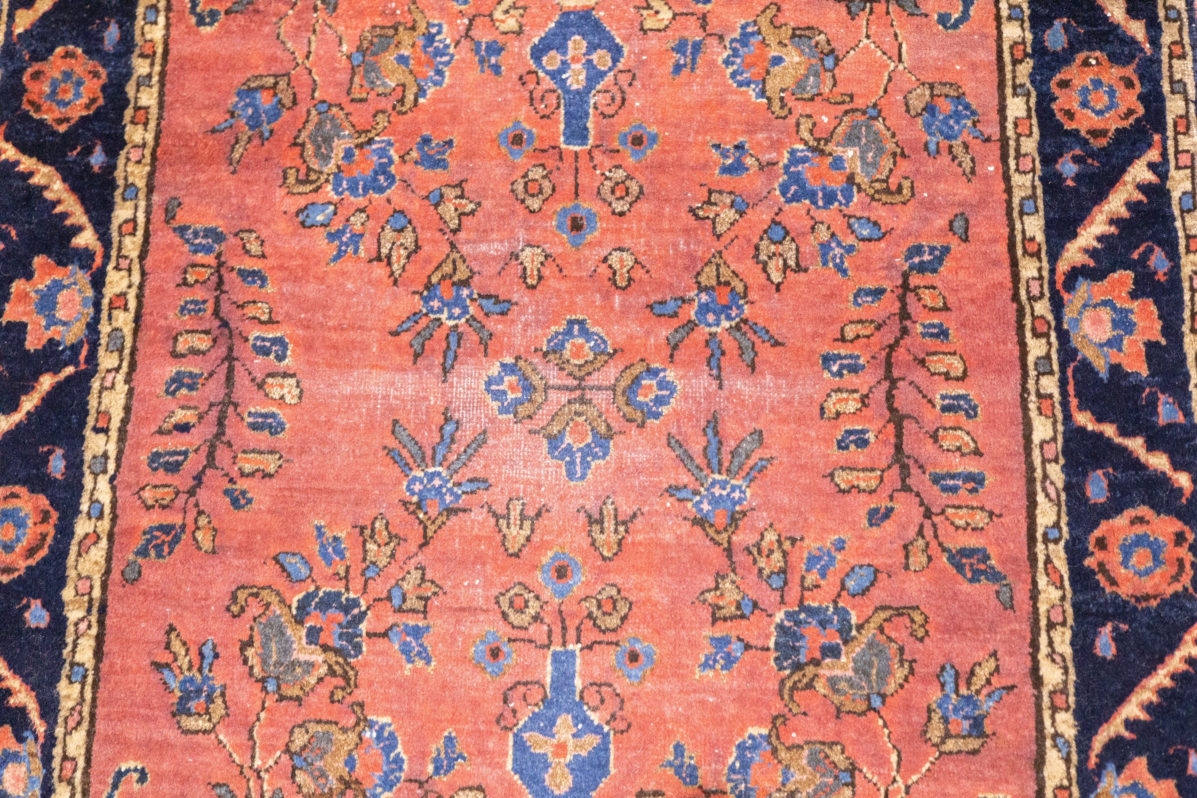 Fine Antique Mohajeran Sarouk Rug 2'1'' x 2'4''