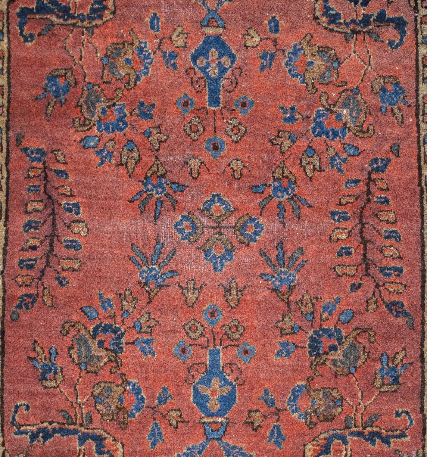 Fine Antique Mohajeran Sarouk Rug 2'1'' x 2'4''