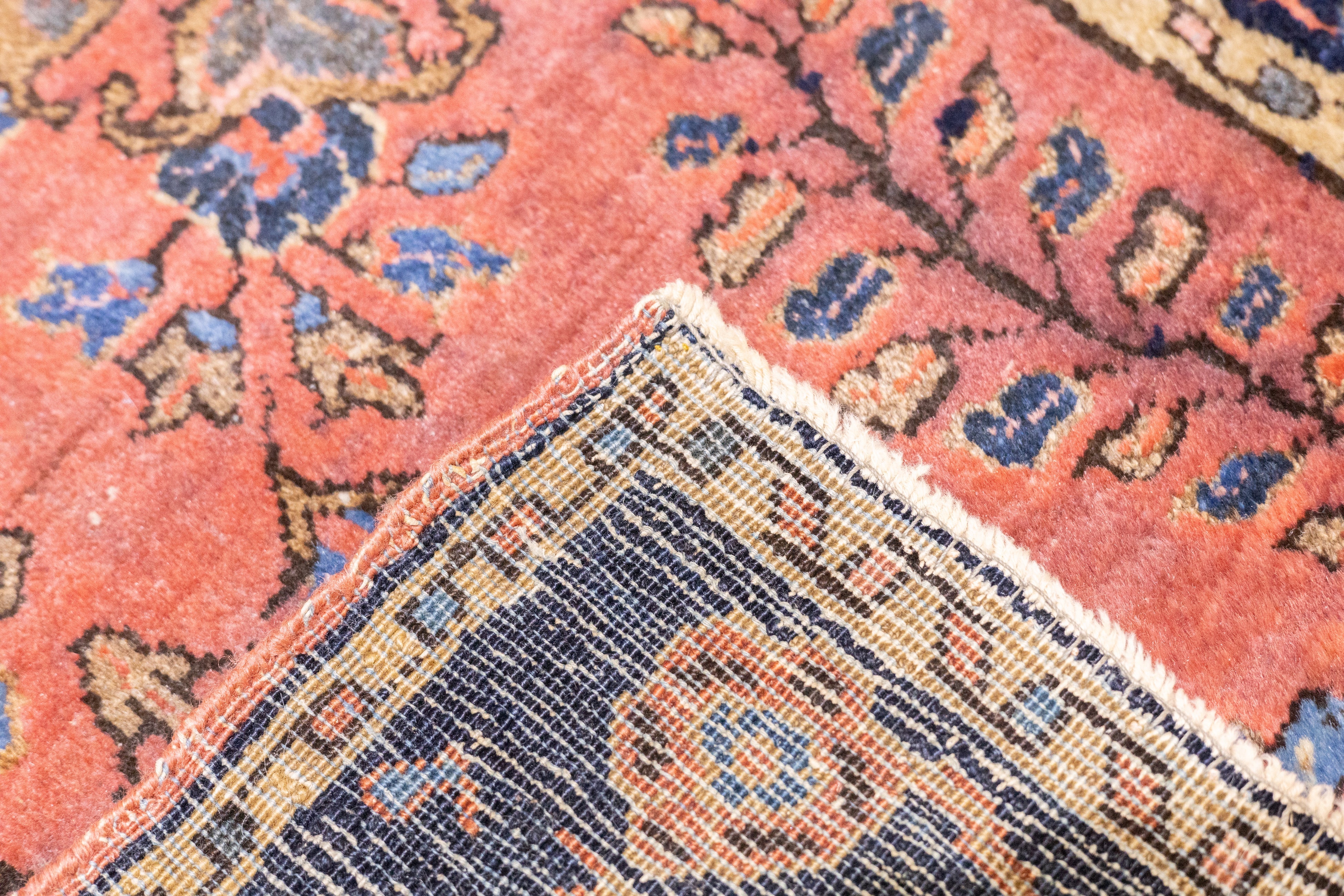 Fine Antique Mohajeran Sarouk Rug 2'1'' x 2'4''