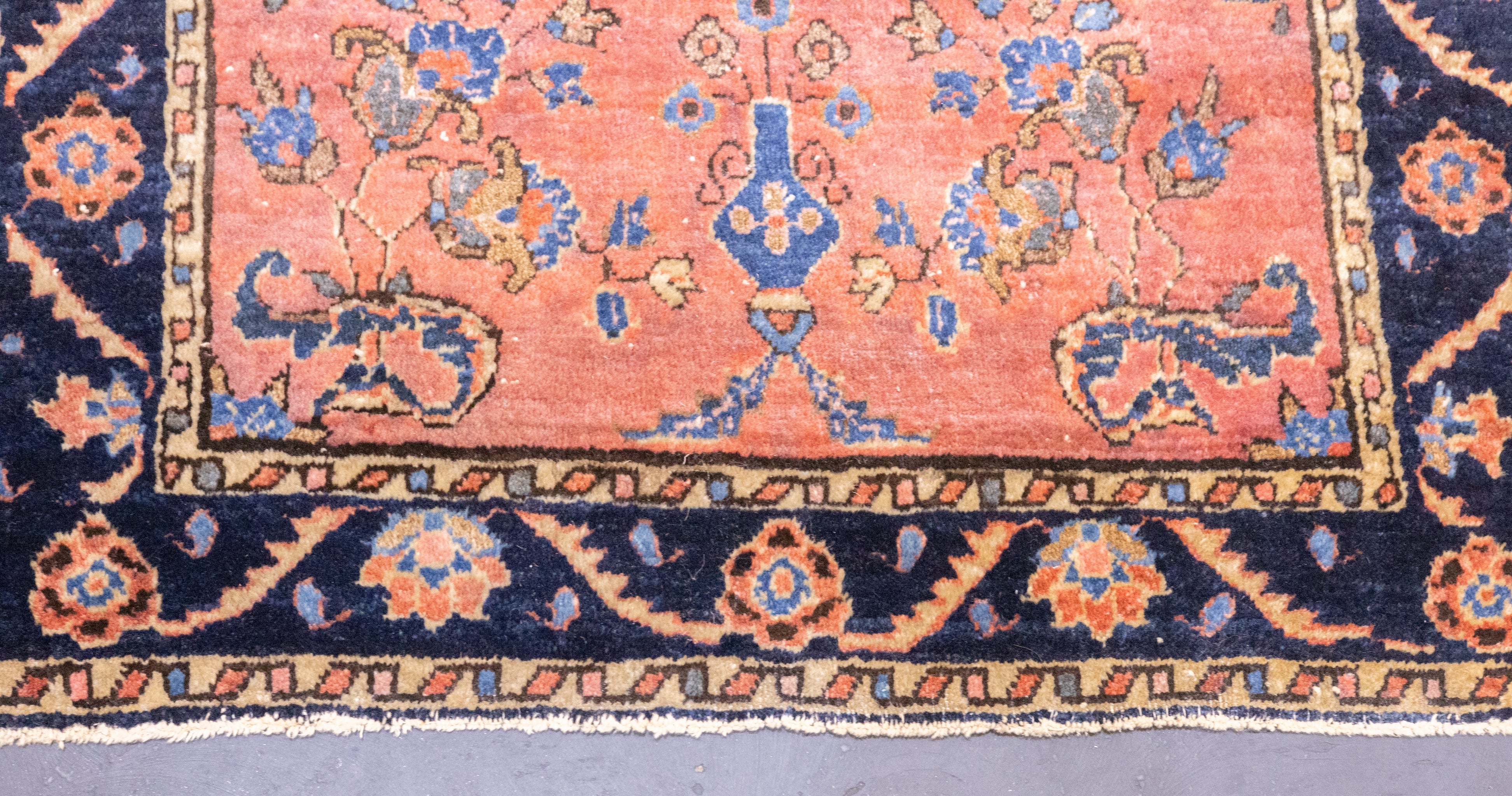 Fine Antique Mohajeran Sarouk Rug 2'1'' x 2'4''