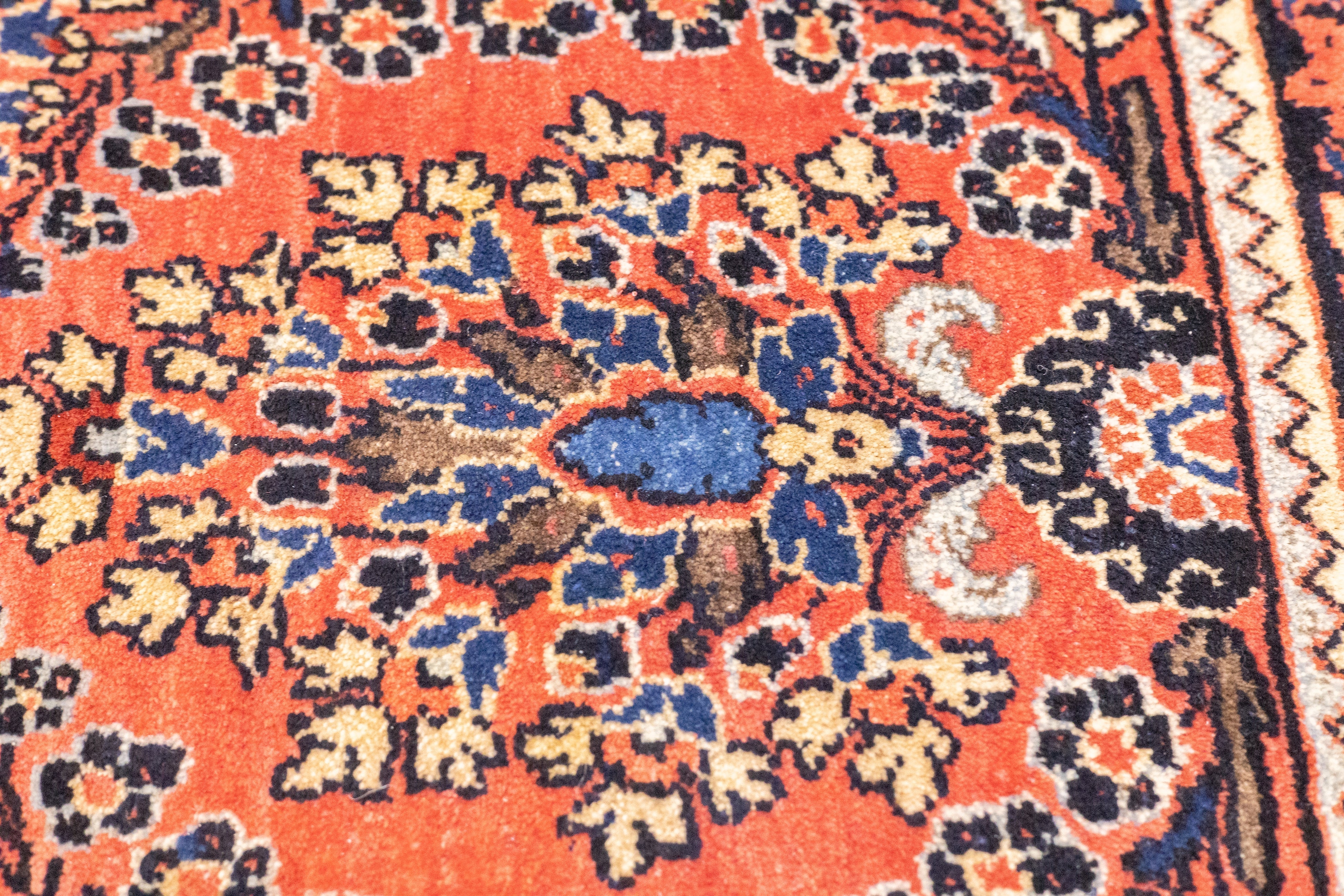 Fine Antique Mohajeran Sarouk Rug 2'0" x 2'6''