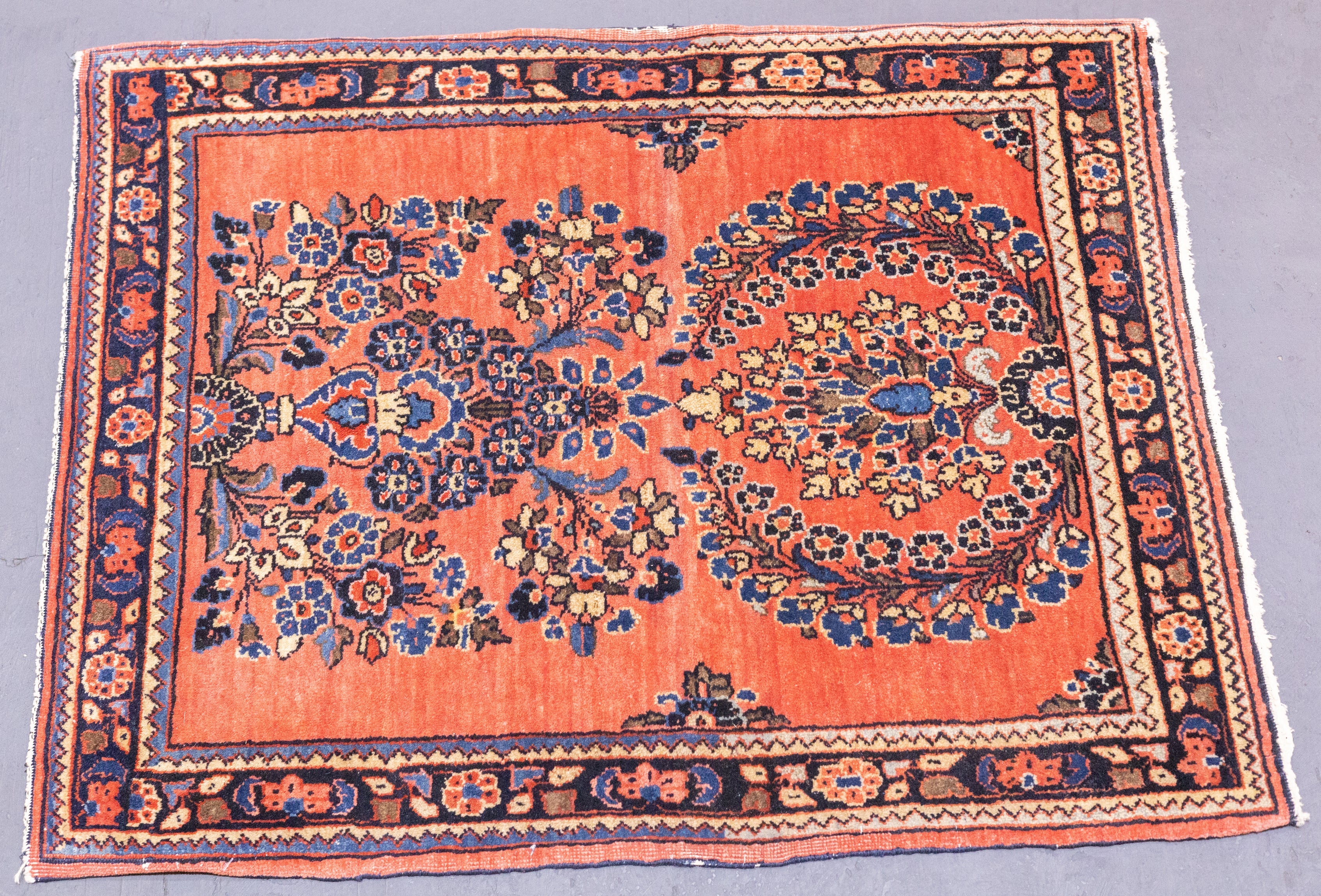 Fine Antique Mohajeran Sarouk Rug 2'0" x 2'6''