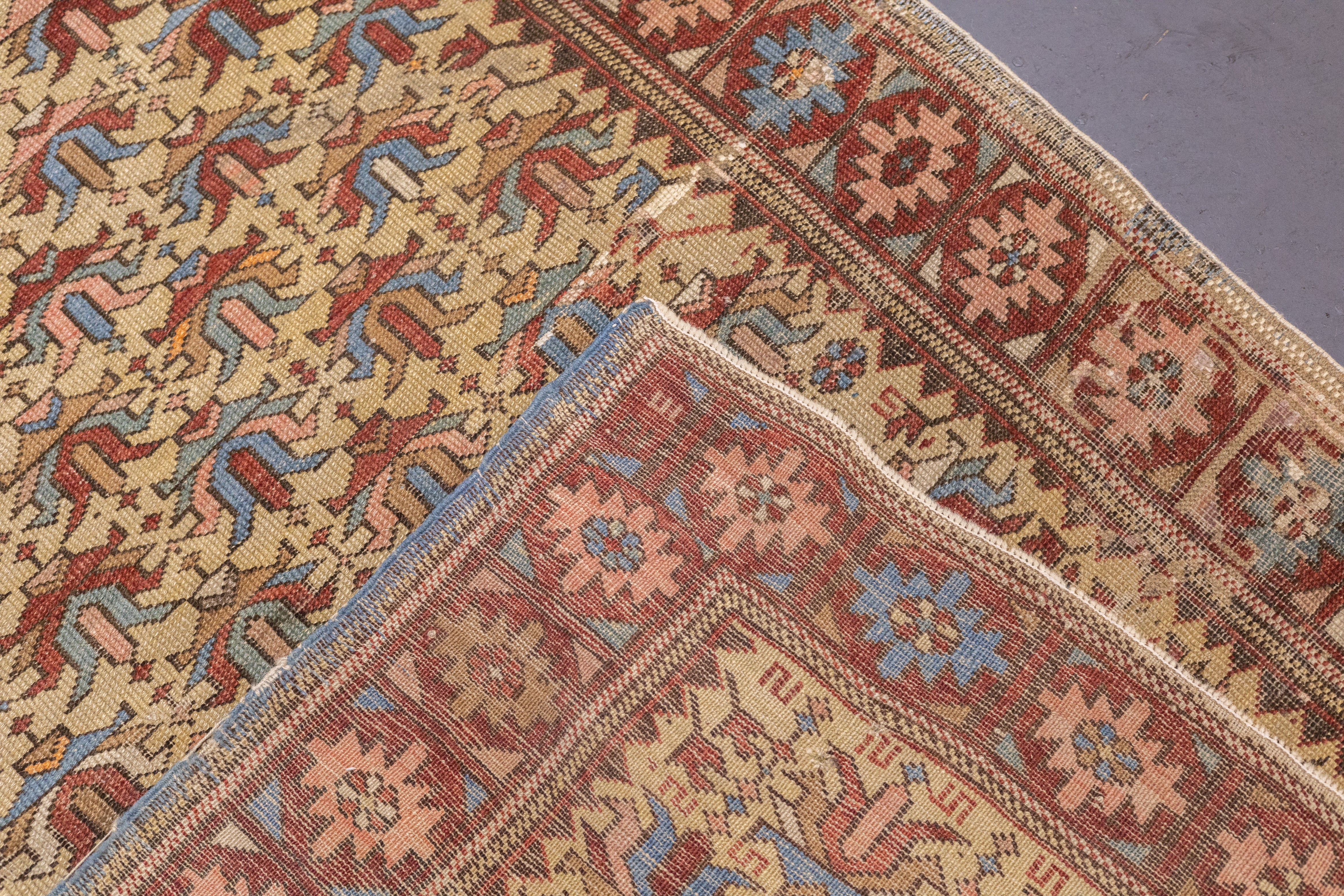Fine Antique Caucasian Kuba Shirvan Rug 3'5'' x 5'7''