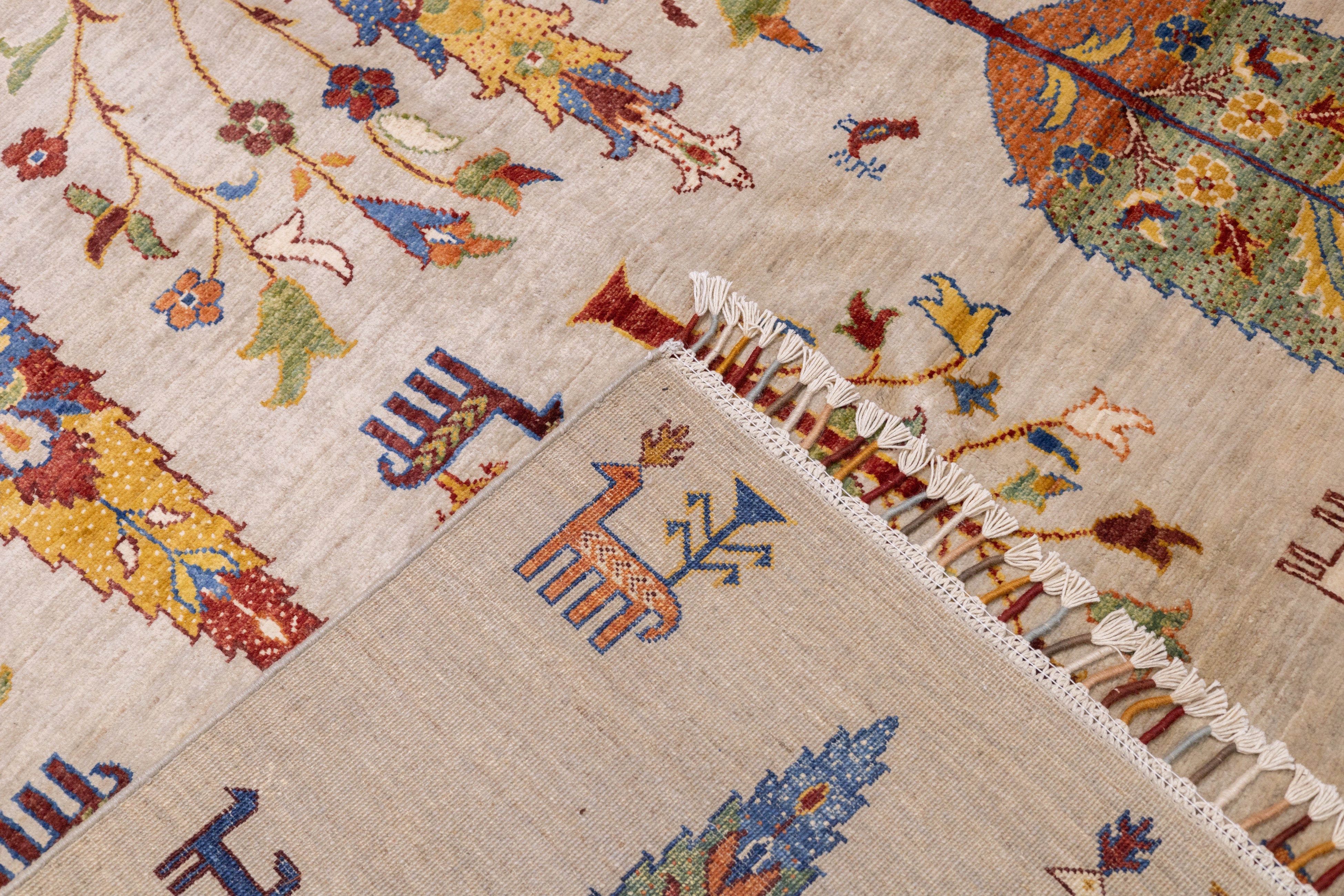 Fine Vintage Gabbeh Rug 6'8'' x 9'9''