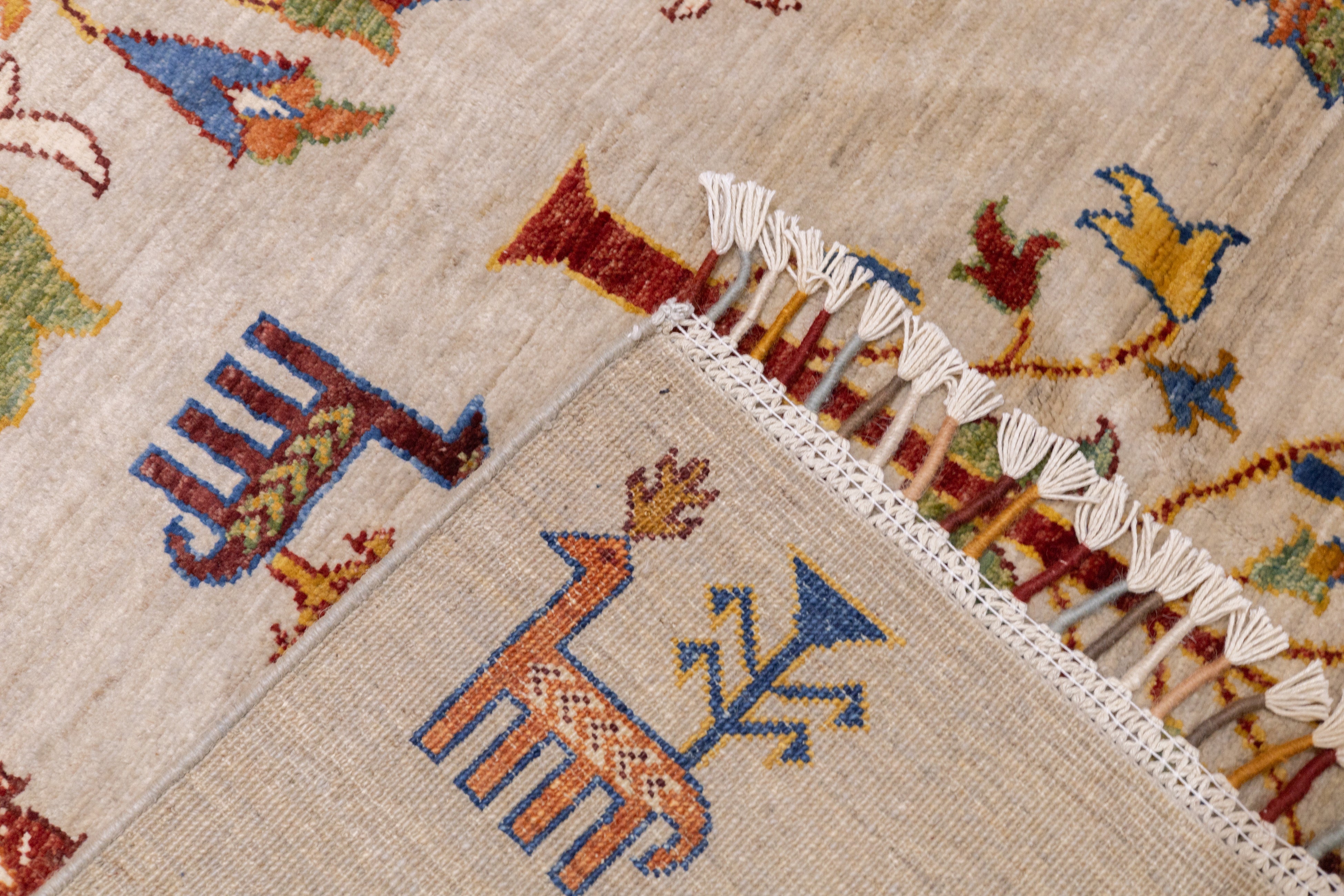 Fine Vintage Gabbeh Rug 6'8'' x 9'9''