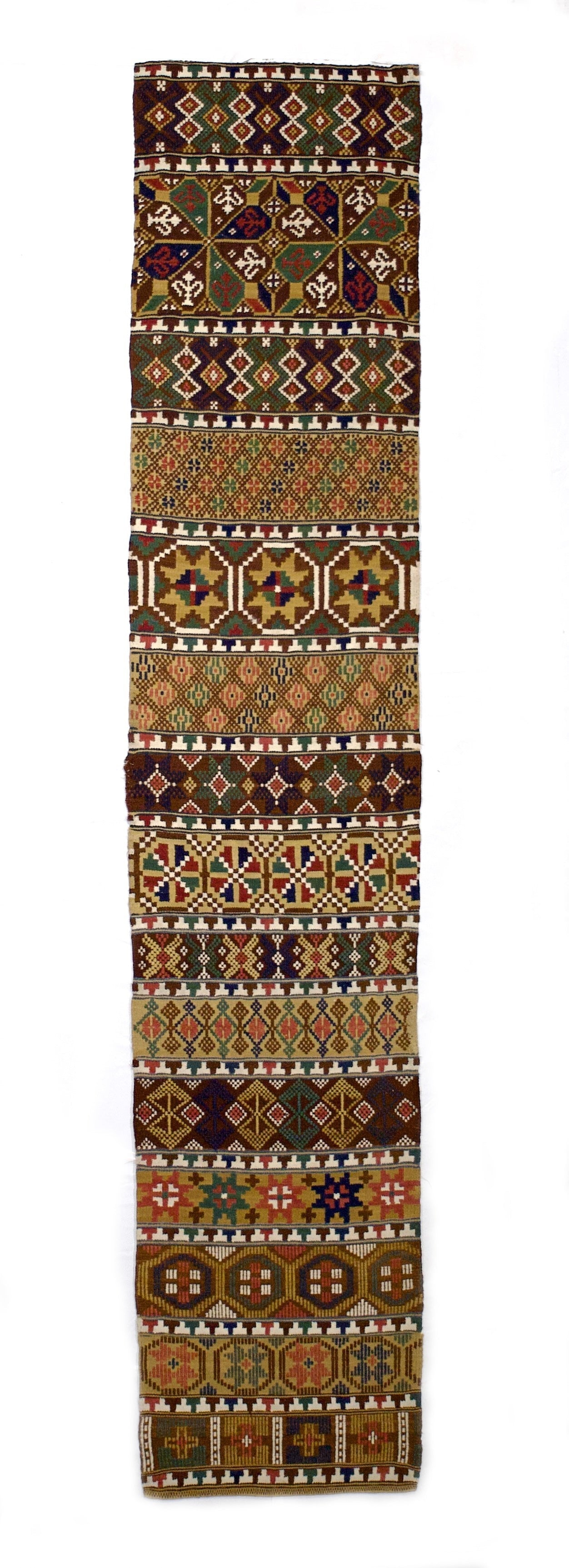 Antique Scandinavian Textile Kilim Rug 1' 11'' x 9' 7''