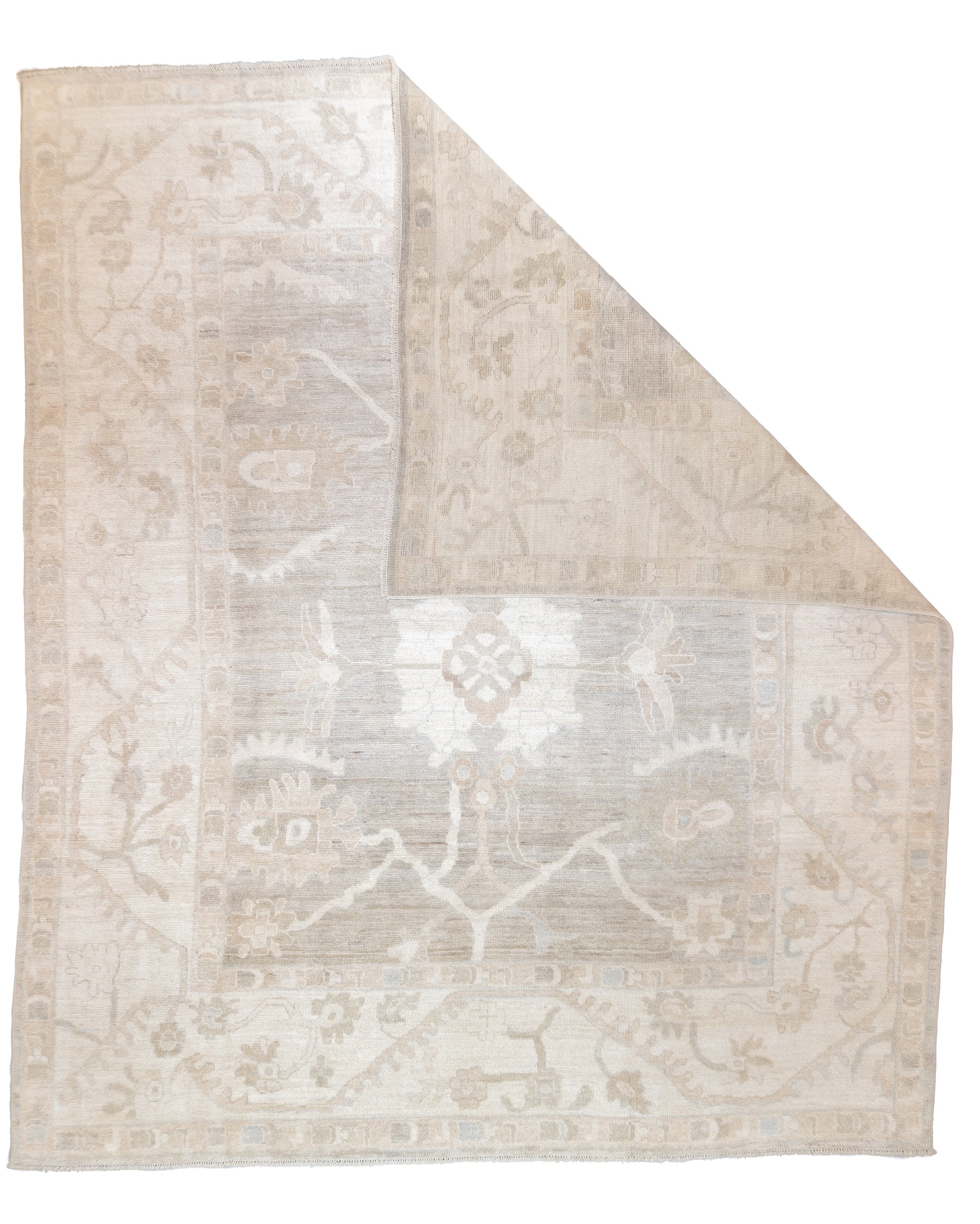 Fine Vintage Oushak Wool Rug 8'1'' x 9'8''