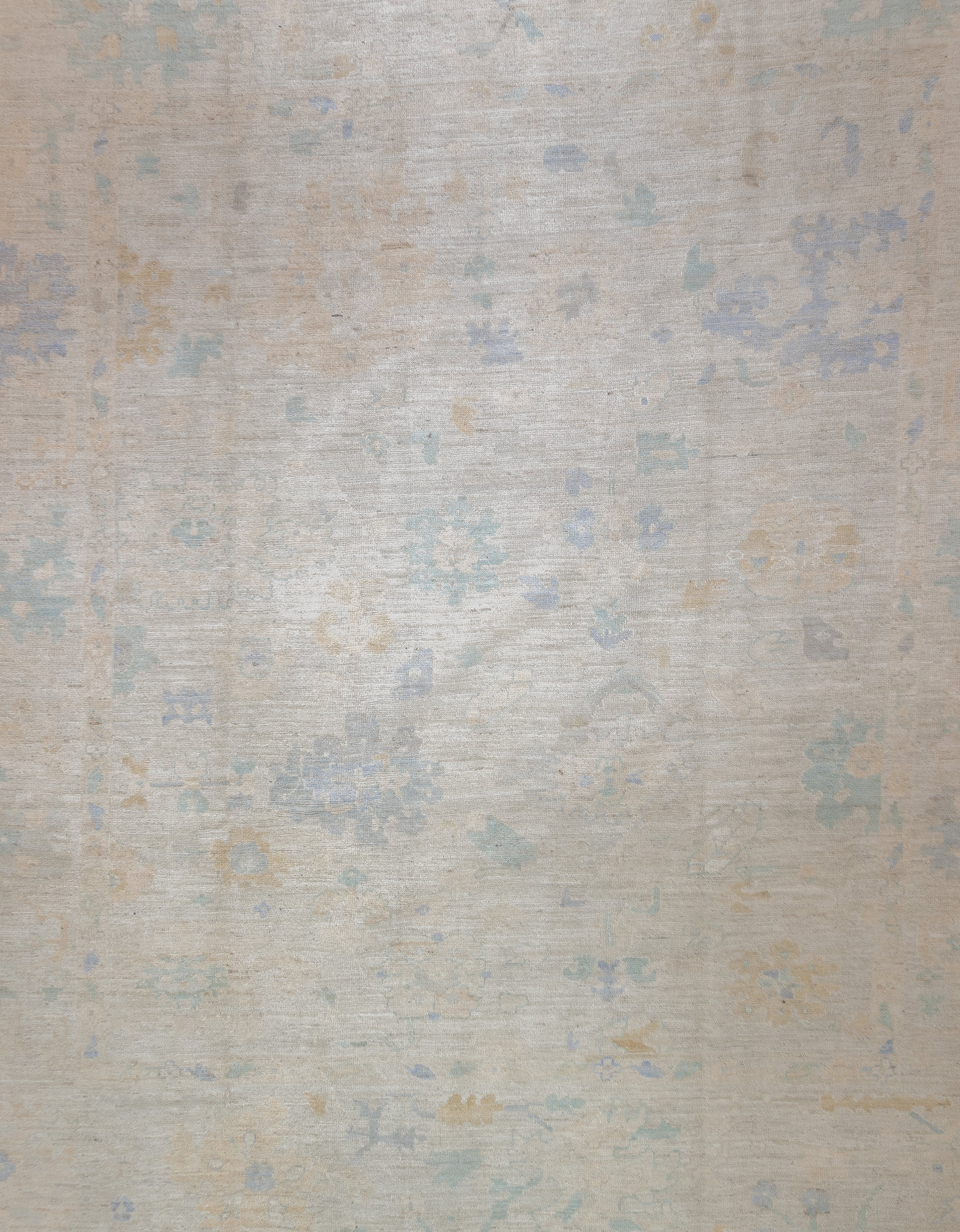 Fine Vintage Oushak Wool Rug 8'5'' x 9'9''