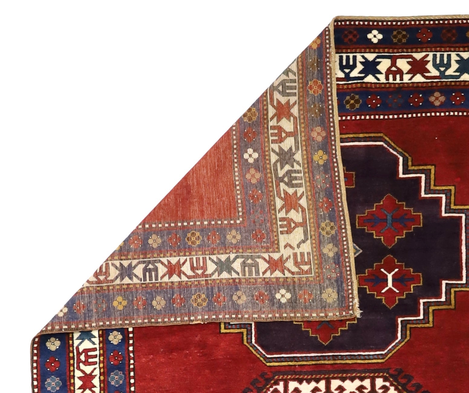 Antique Caucasian Kazak Rug 5'9" x 10' 0"