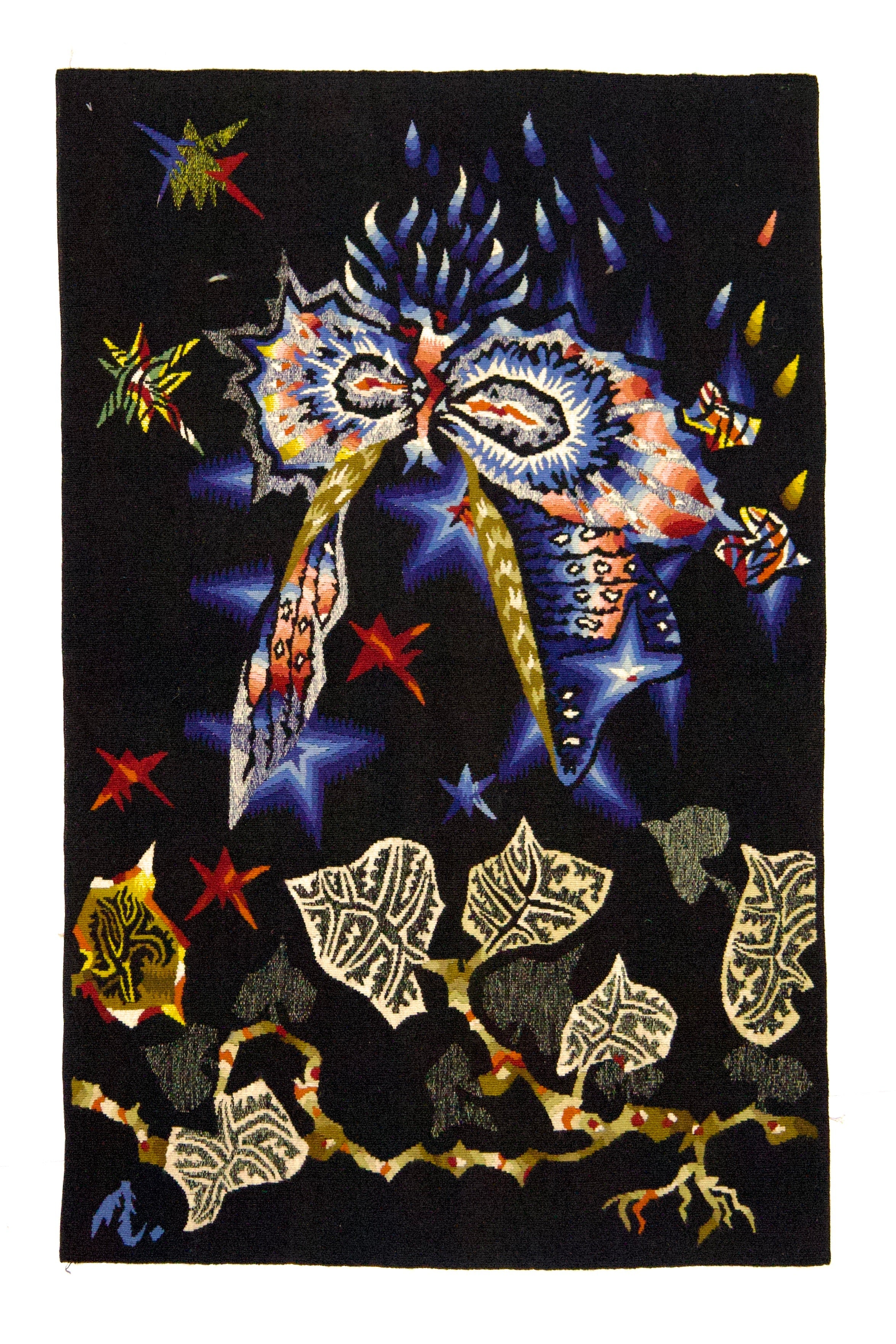 Mid century signed French Tapestry Jean Lurçat 2'6" x 4'0"