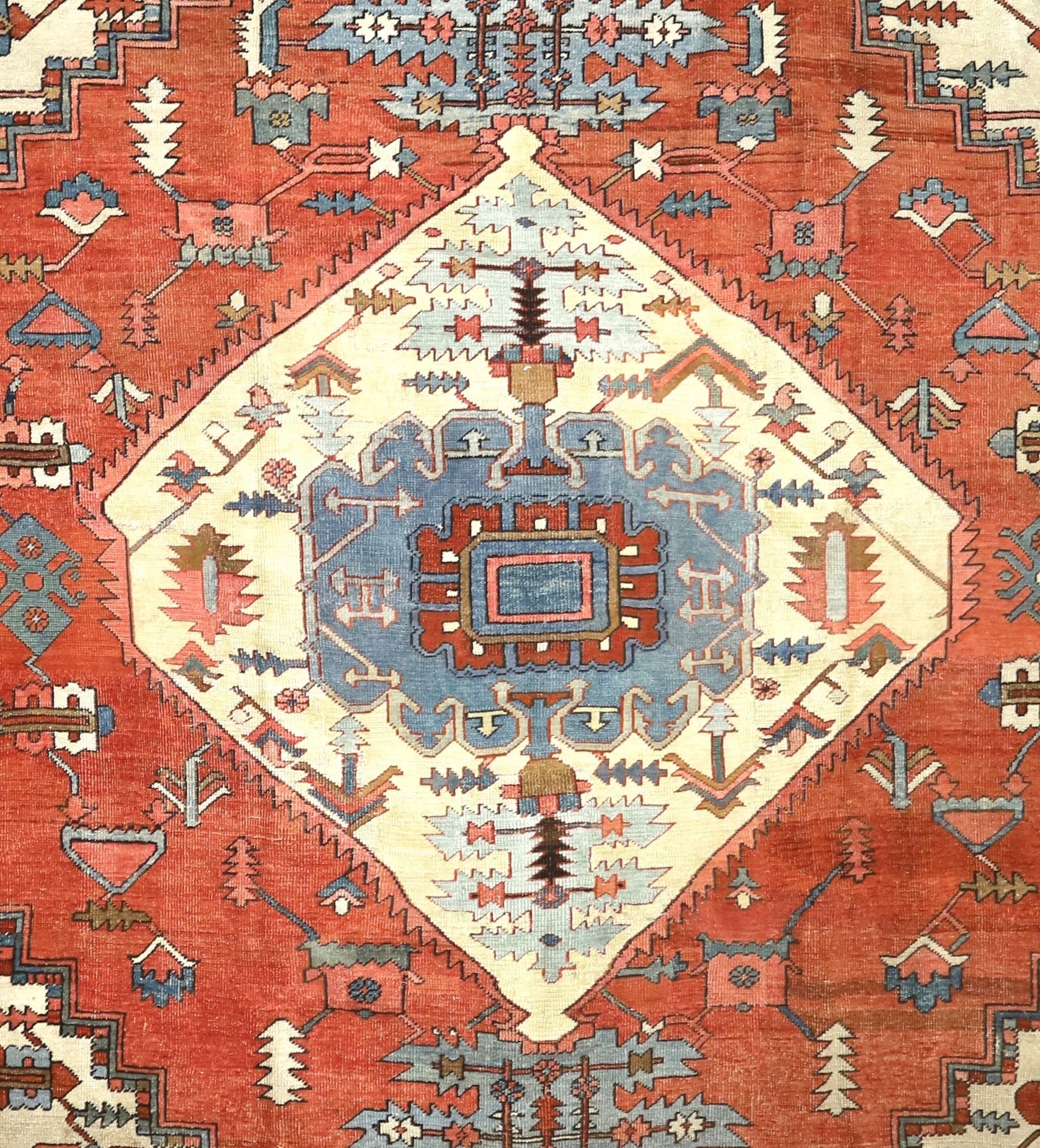 Antique Serapi Rug 9' 7" x 11' 6''