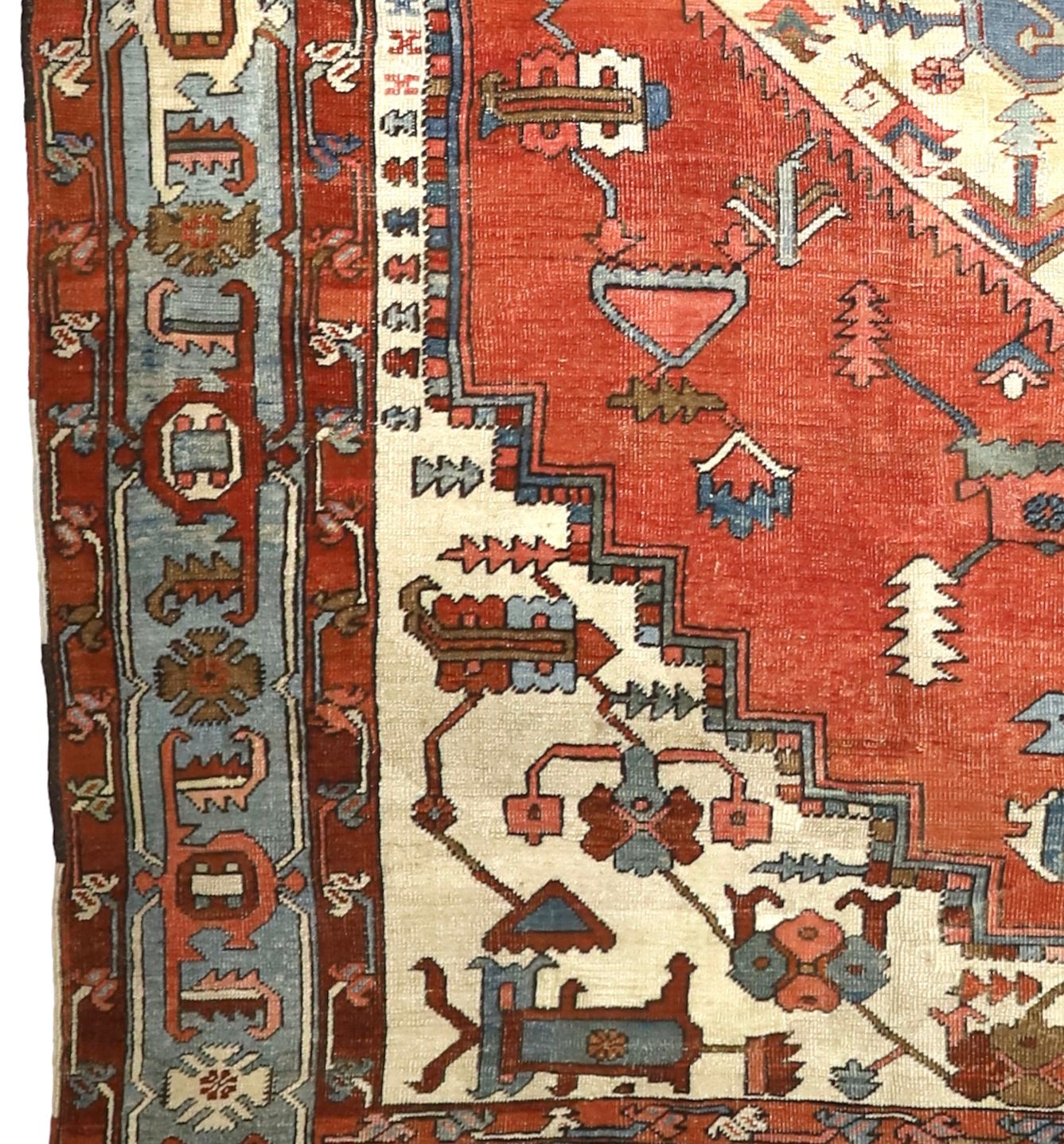 Antique Serapi Rug 9' 7" x 11' 6''