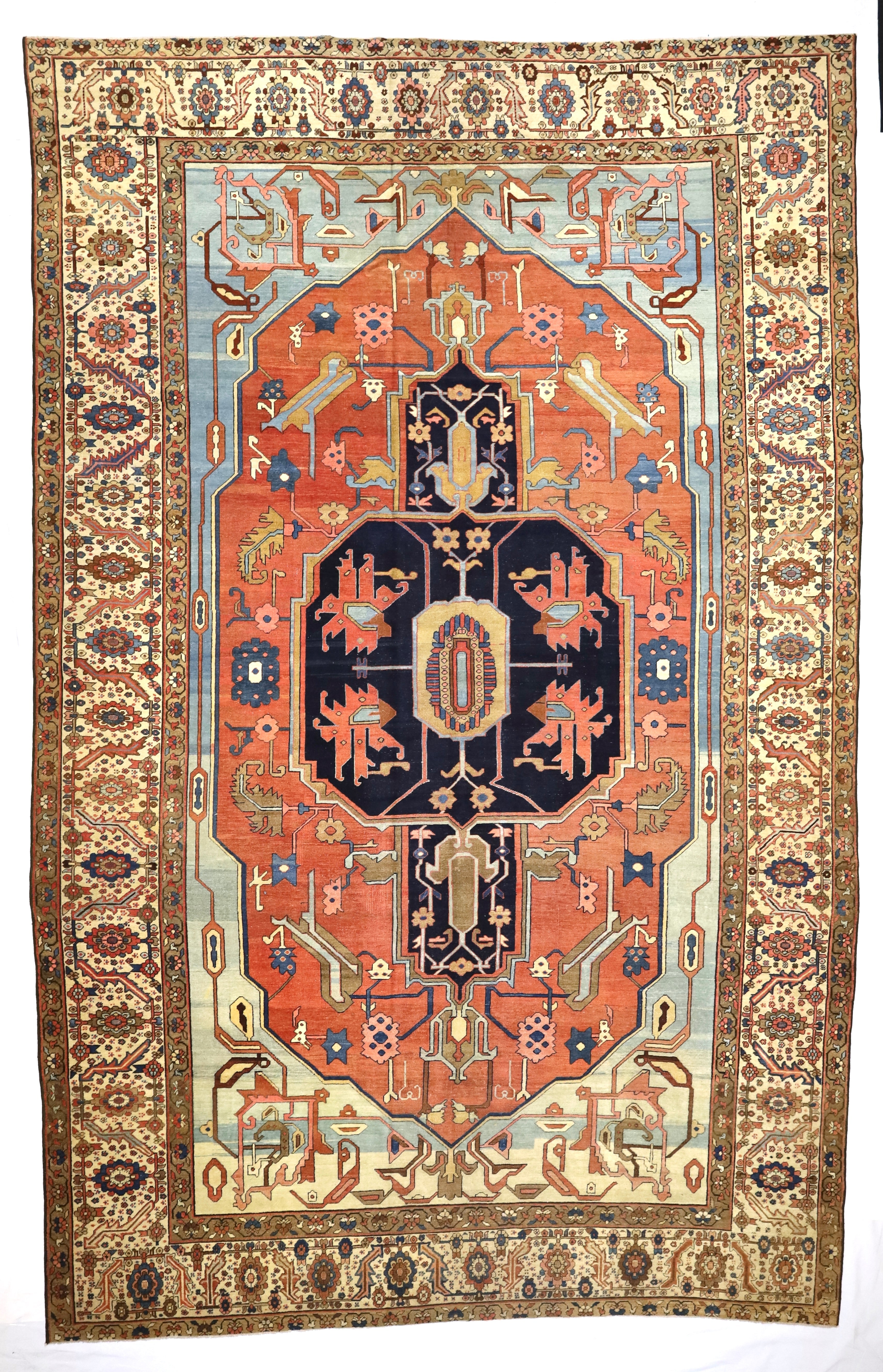 Antique Persian Bakhshayesh Rug 9' 5" x 14' 8''