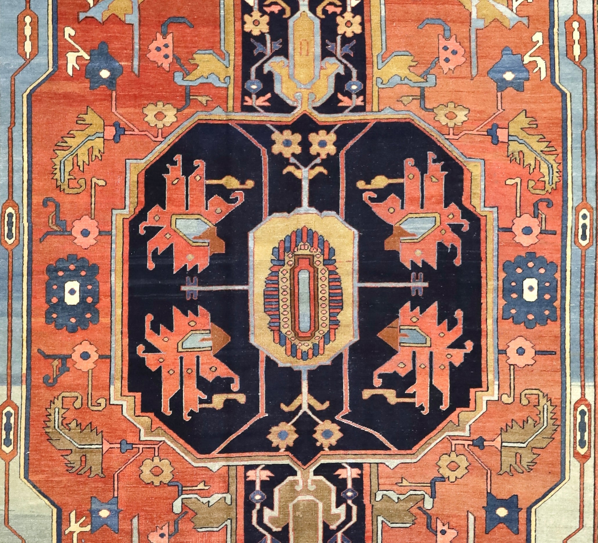 Antique Persian Bakhshayesh Rug 9' 5" x 14' 8''