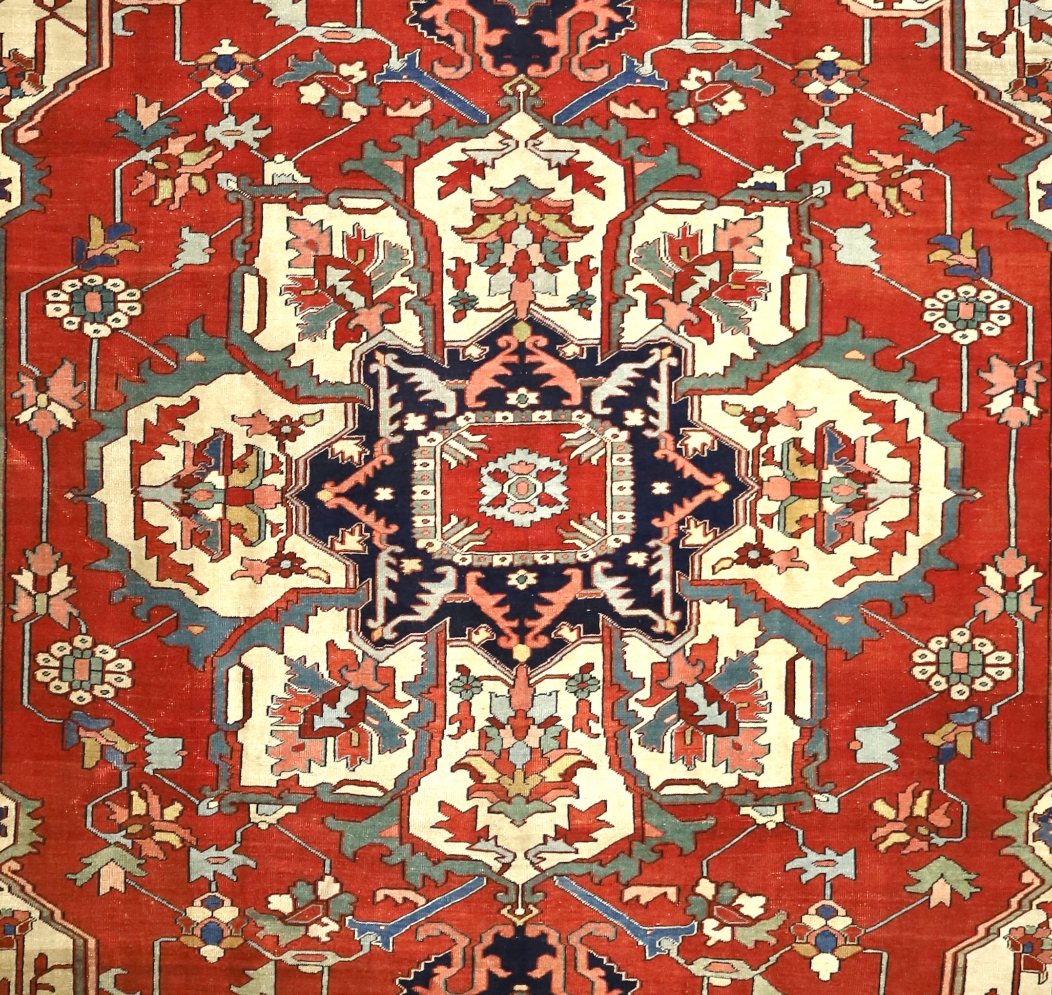 Antique Serapi Rug 9' 6" x 11' 8''