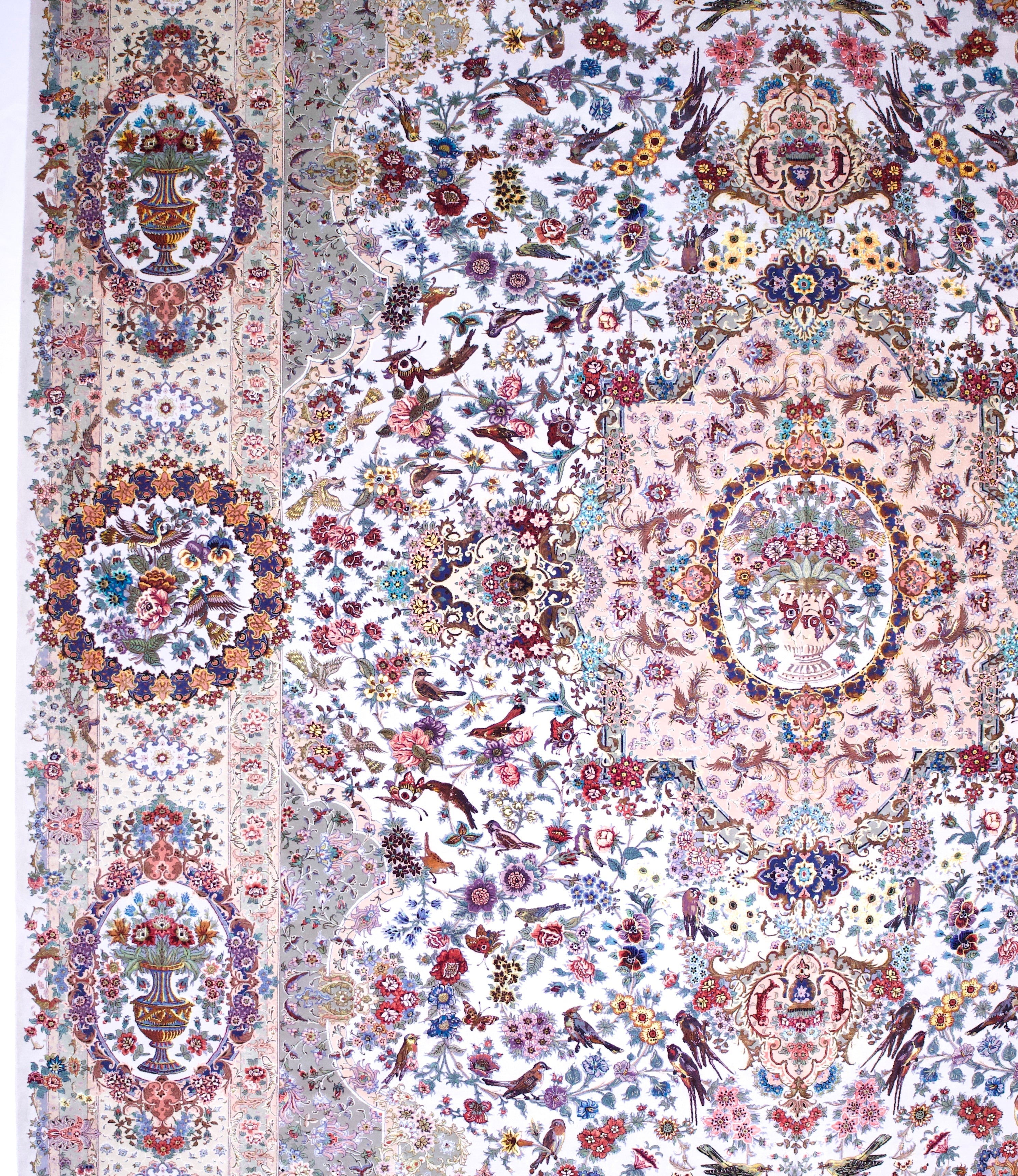 Extremely Fine Tabriz Rug 13'0" x 20' 0"