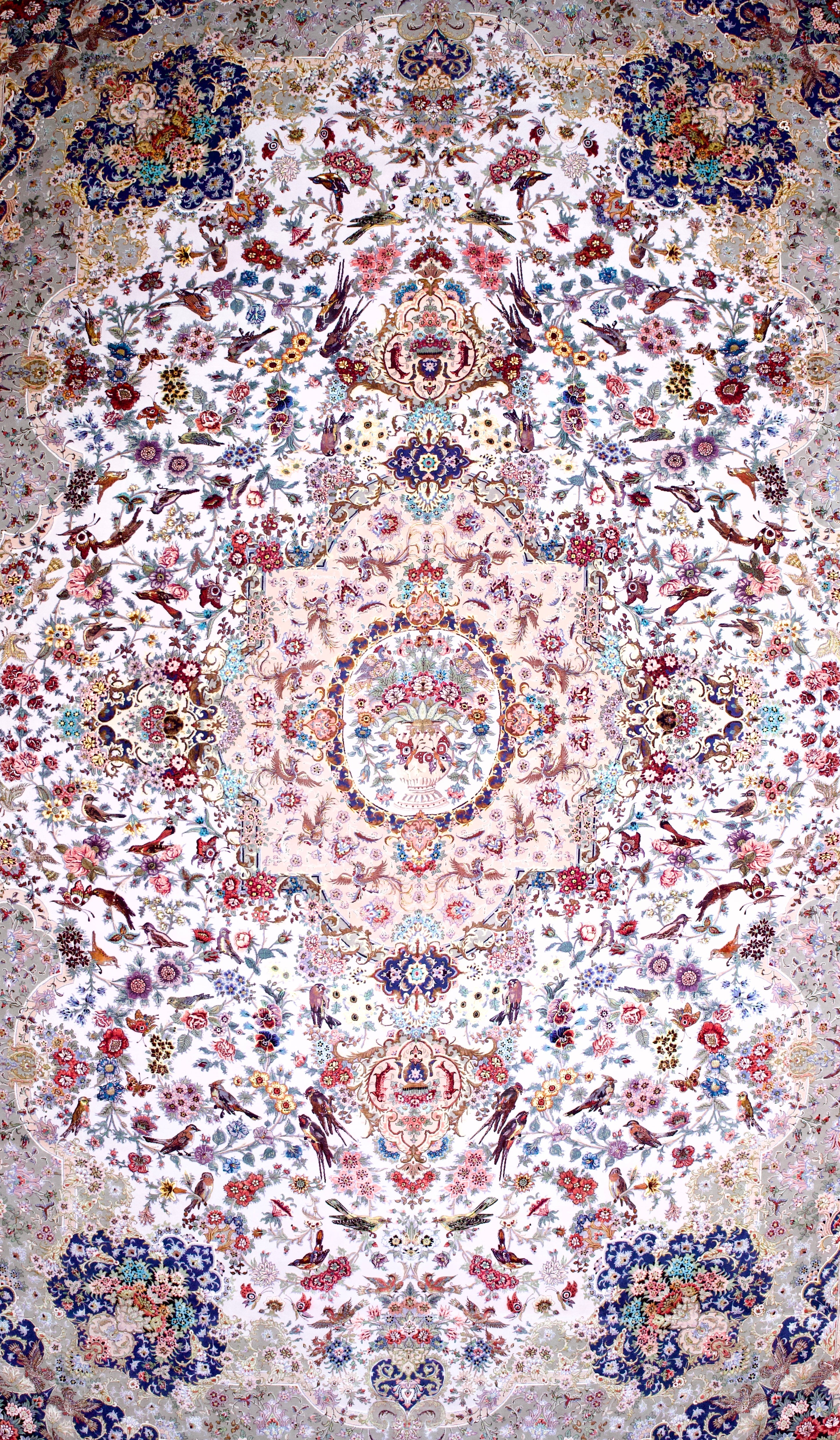 Extremely Fine Tabriz Rug 13'0" x 20' 0"
