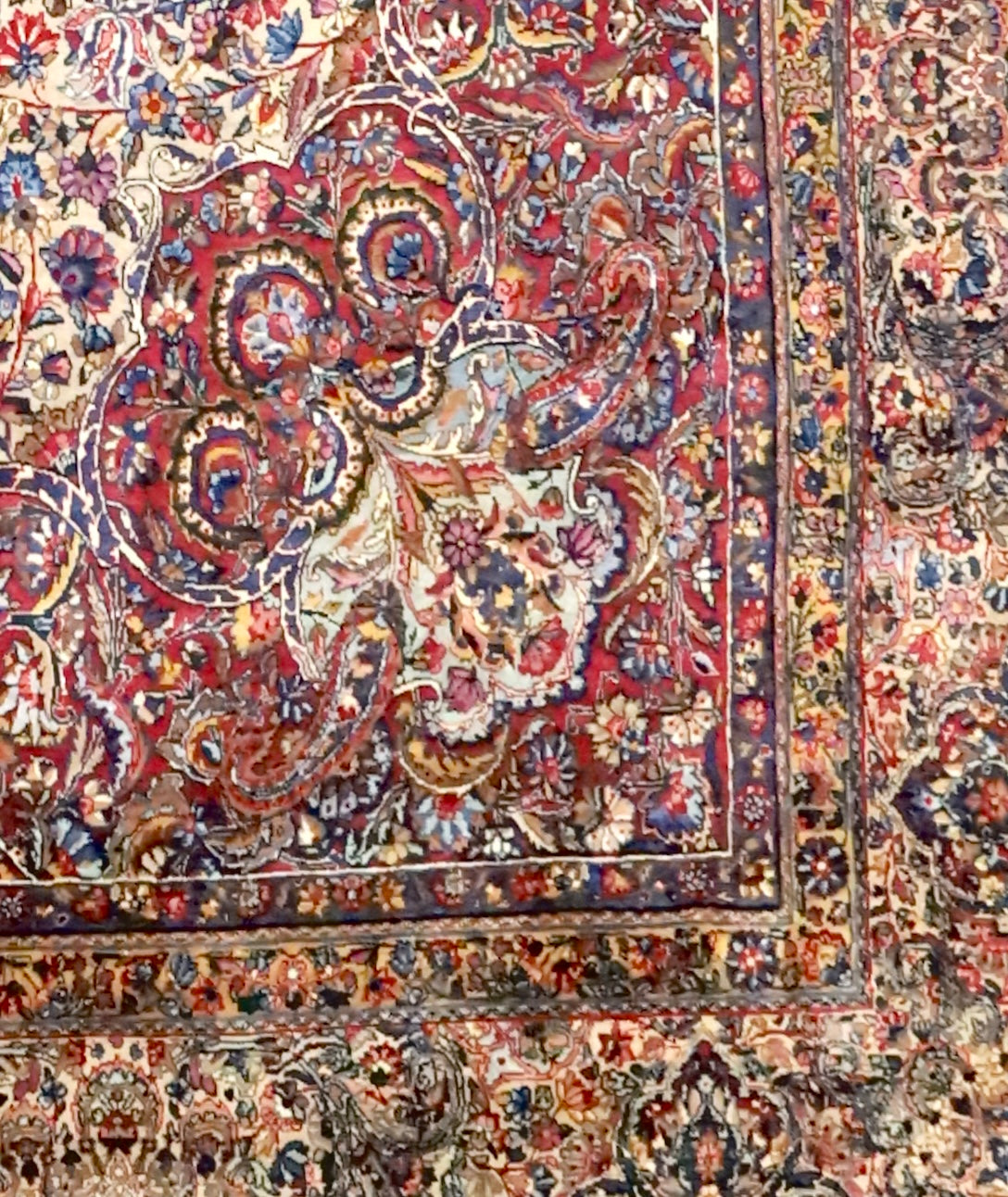 Antique Kerman Rug 11'0" x 24' 6''