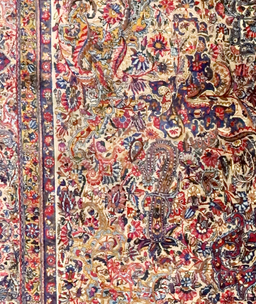 Antique Kerman Rug 11'0" x 24' 6''