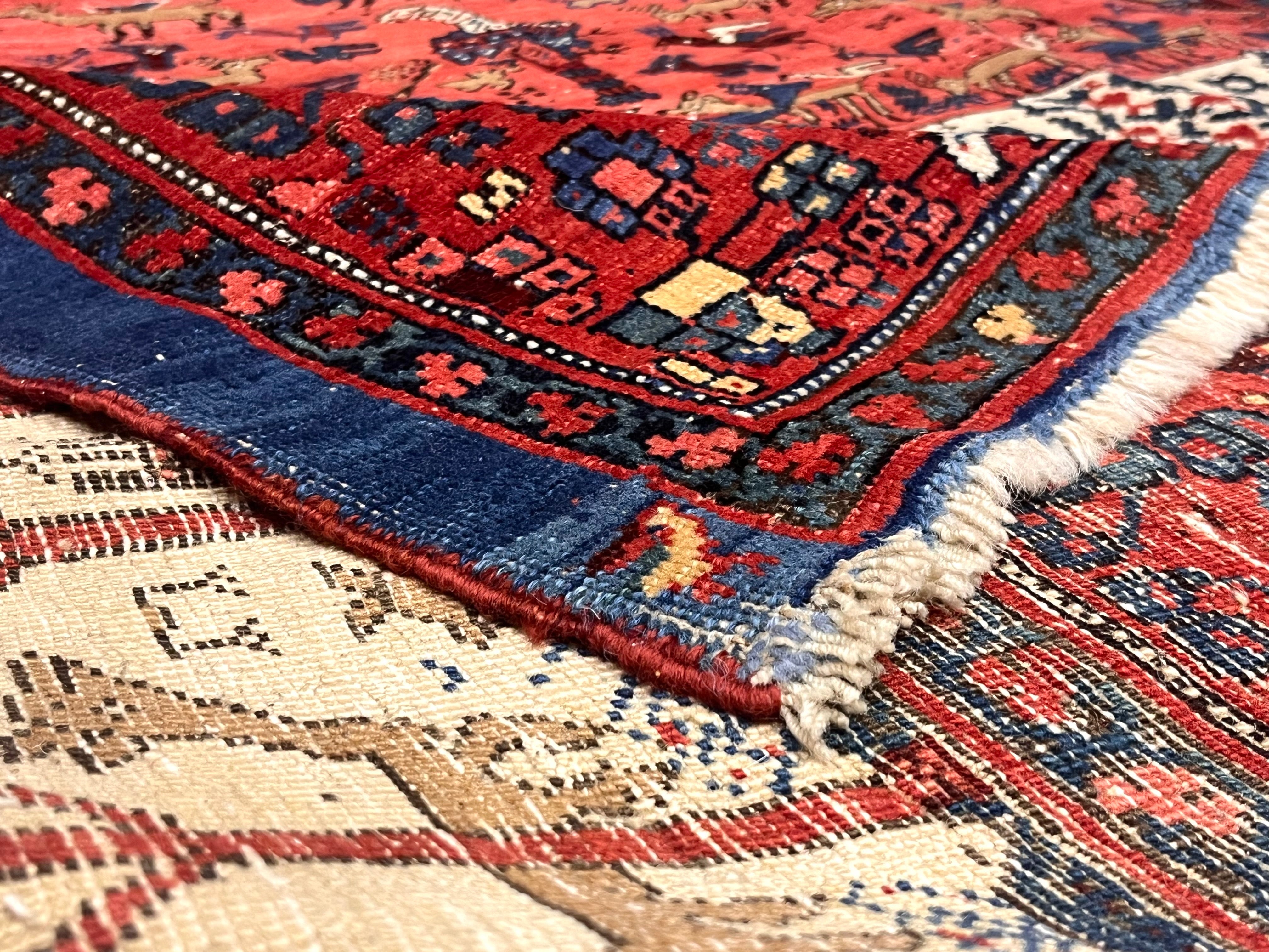 Fine Antique Persian Bakhshayesh Rug 5' 9" x 8' 7"