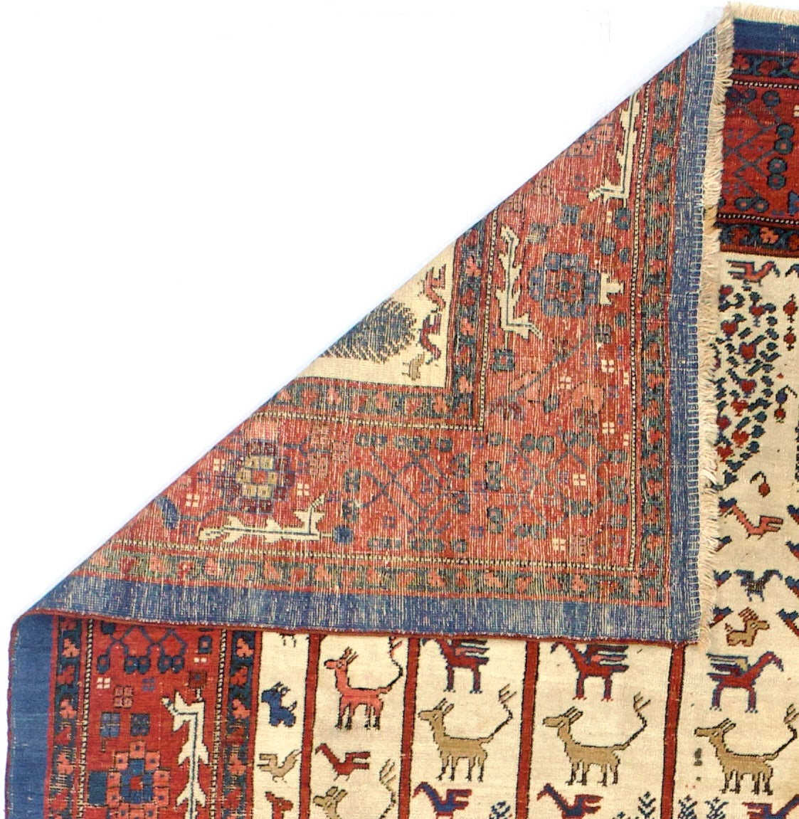 Fine Antique Persian Bakhshayesh Rug 5' 9" x 8' 7"