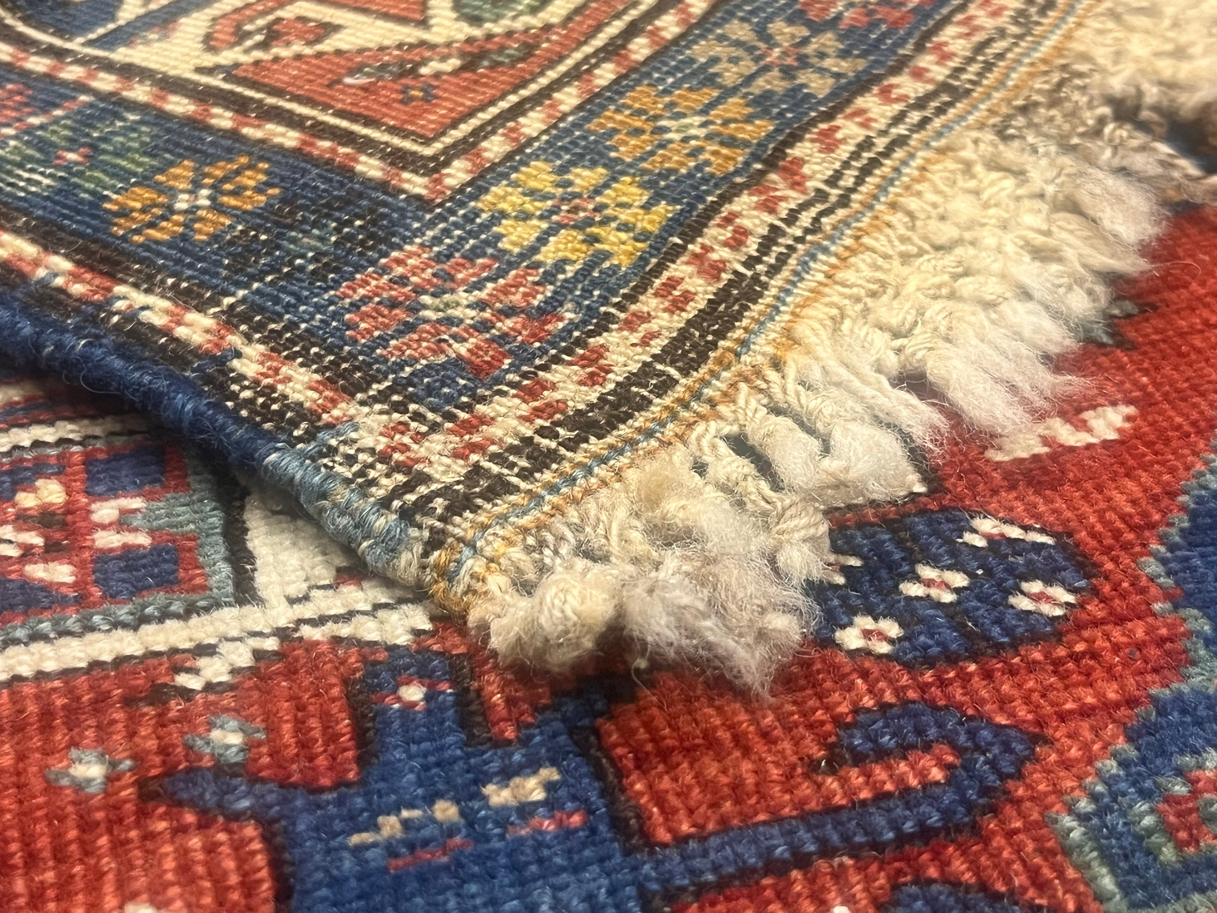 Antique Caucasian Shirvan Rug 2' 11'' x 4' 3''