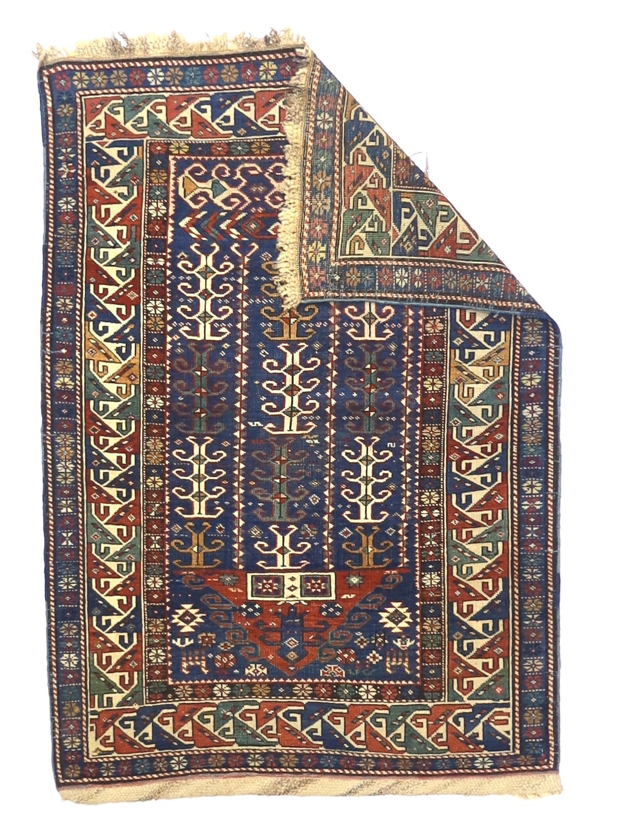 Antique Caucasian Shirvan Rug 2' 11'' x 4' 3''