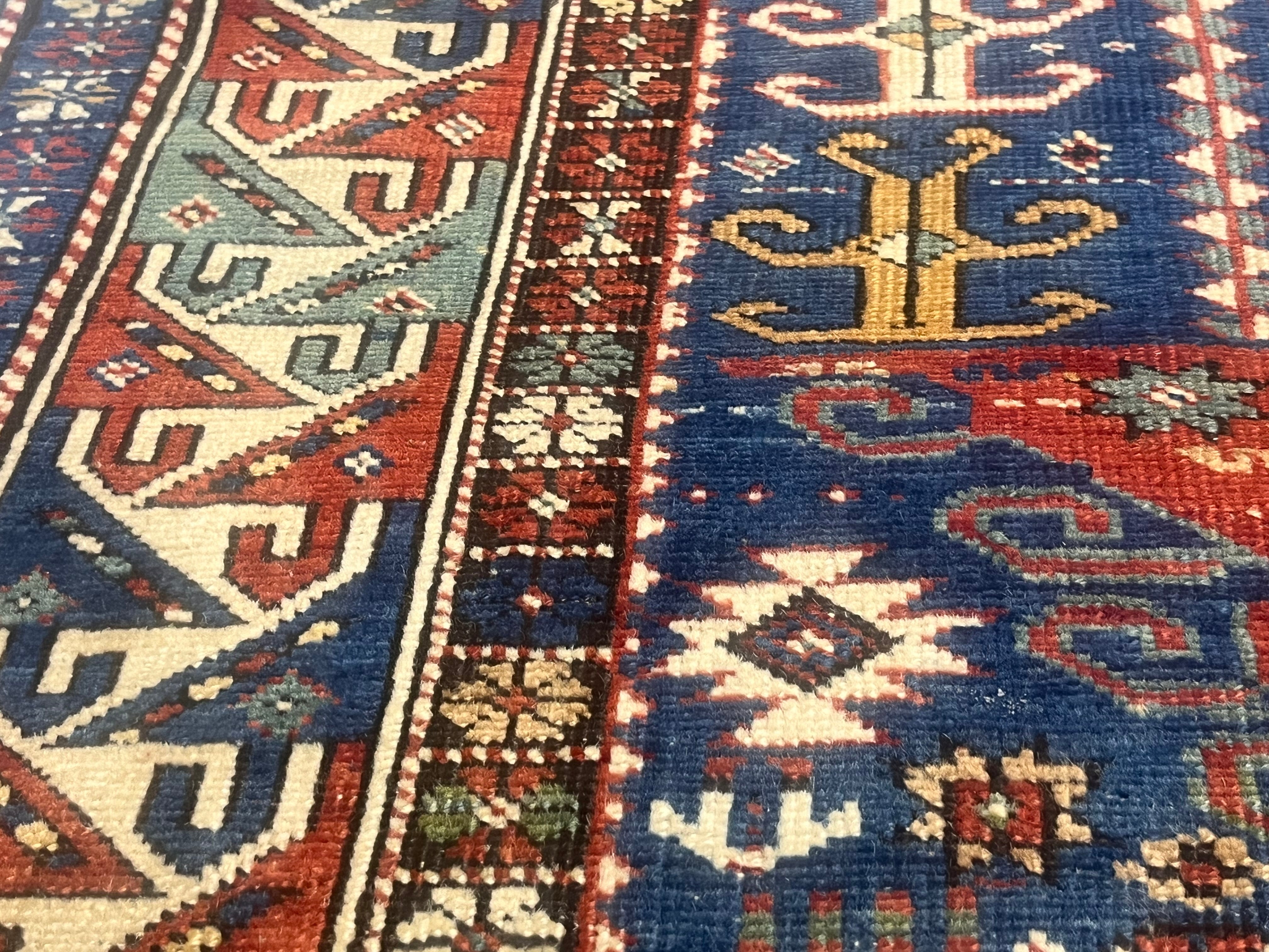 Antique Caucasian Shirvan Rug 2' 11'' x 4' 3''