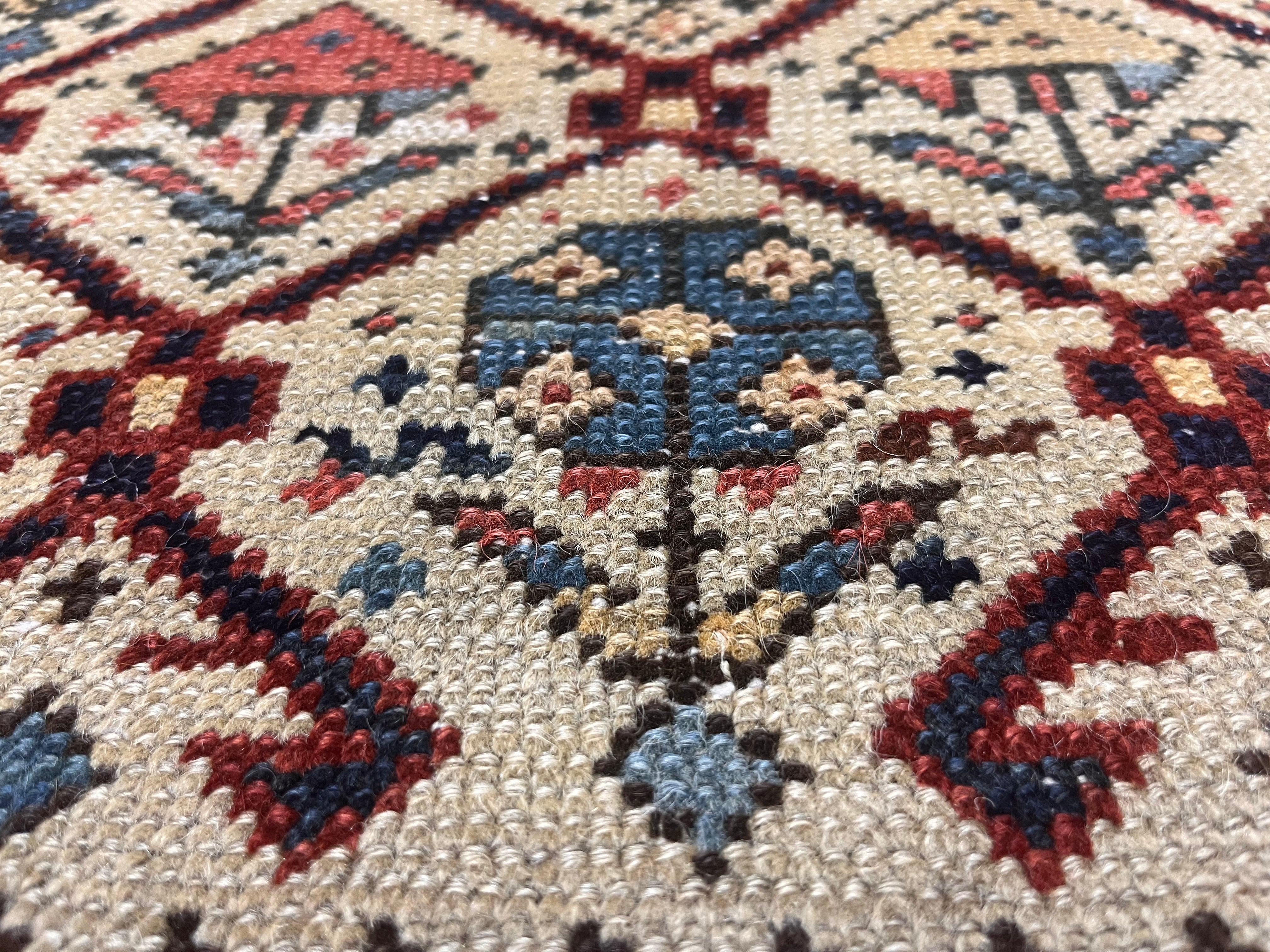 Antique Caucasian Shirvan Daghastan Rug 2'9" x 4' 10''