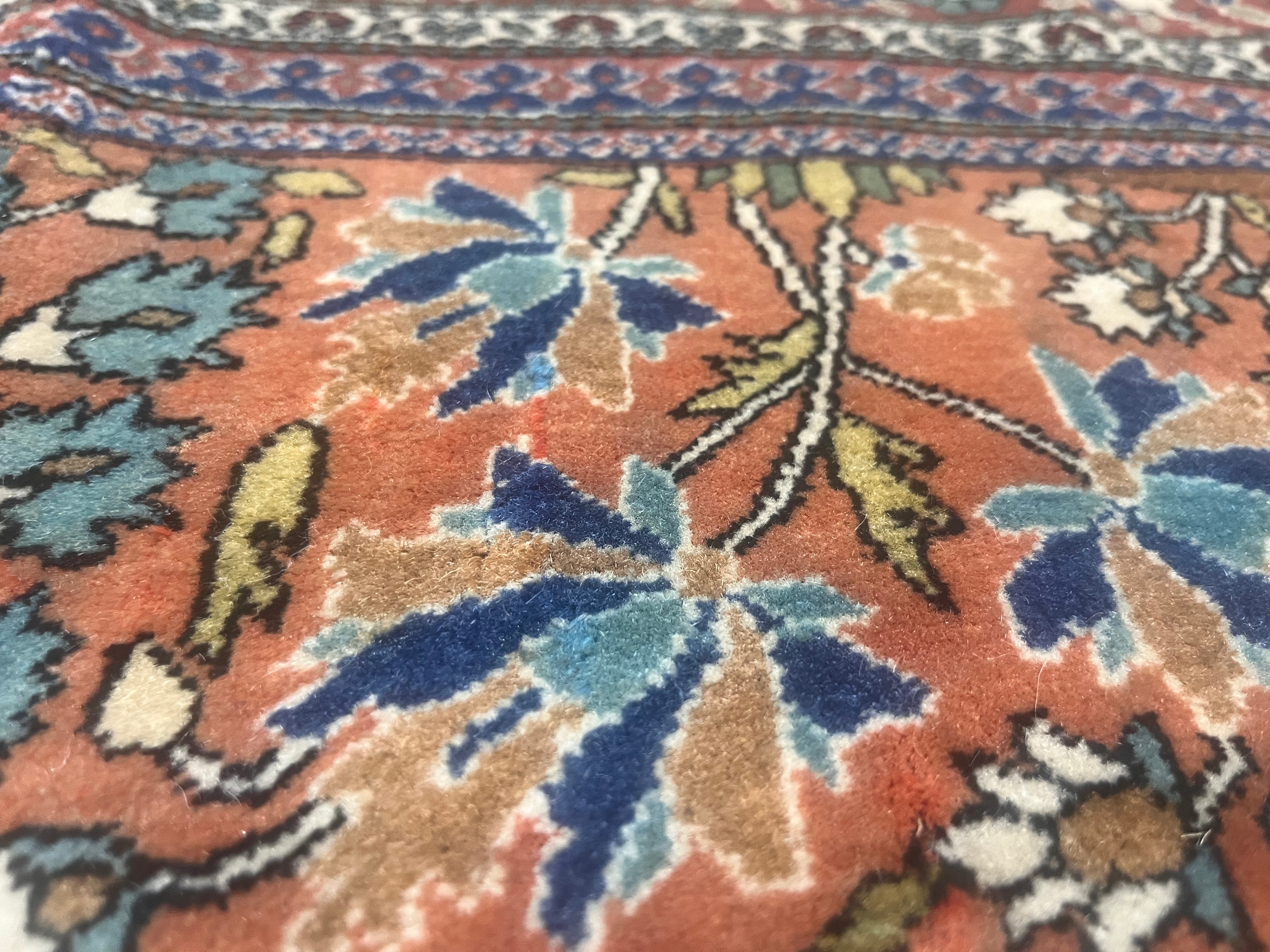 Antique Mohtasham Kashan Rug 9' 2" x 12' 4"