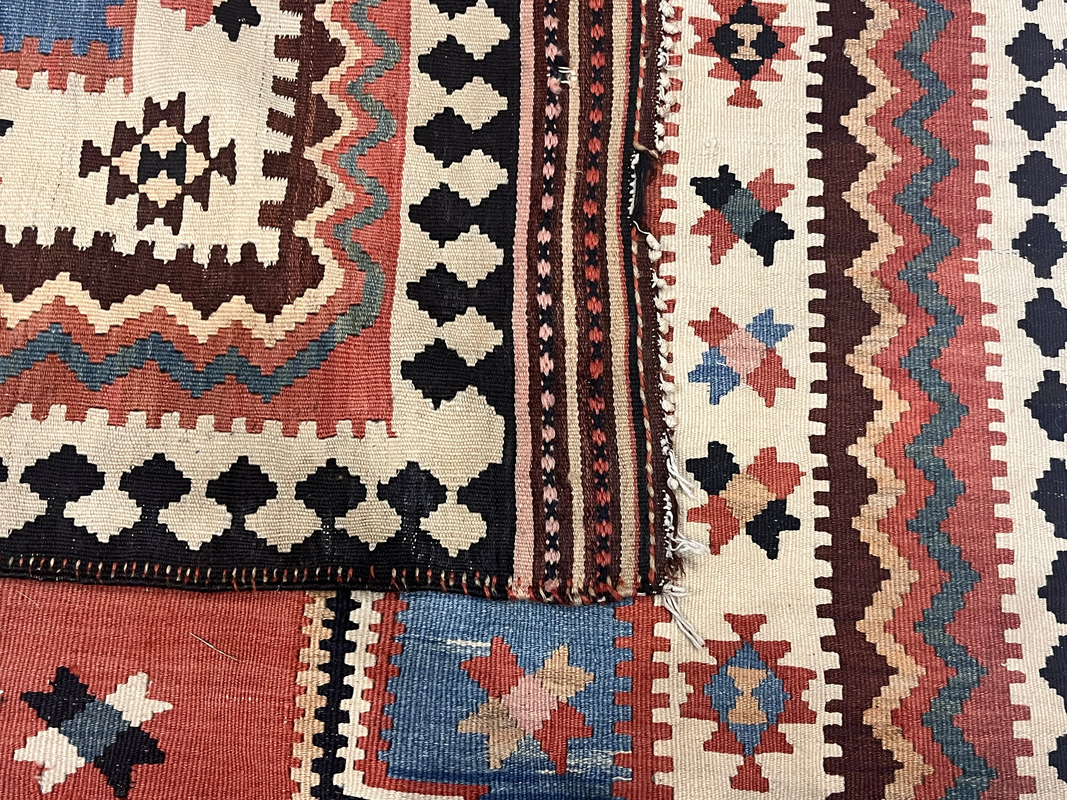 Fine Antique Qashqai Tribal Kilim Rug 5' 6'' x 13' 0"