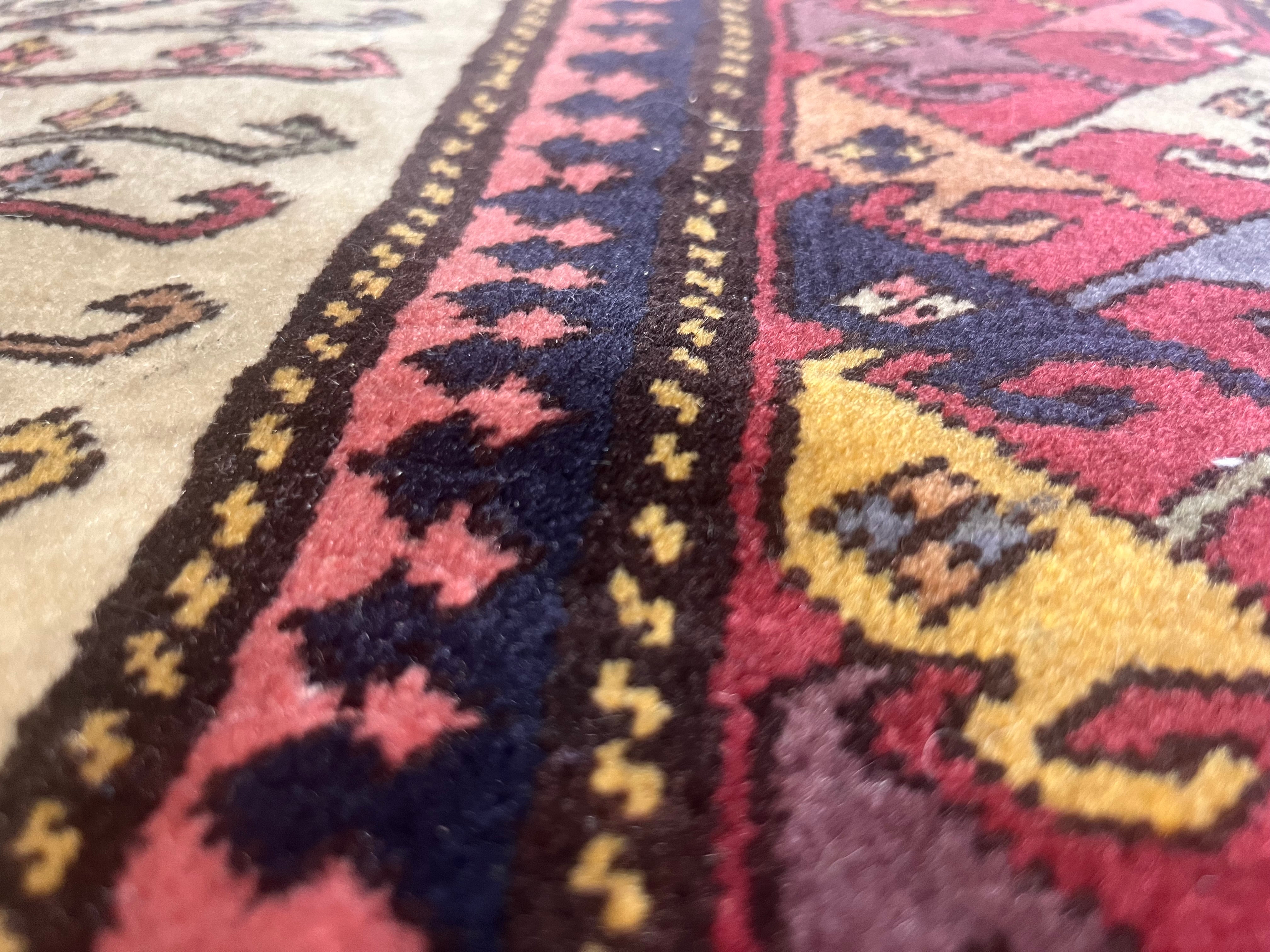 Antique Caucasian Daghastan Rug 3'3" x 4' 4"