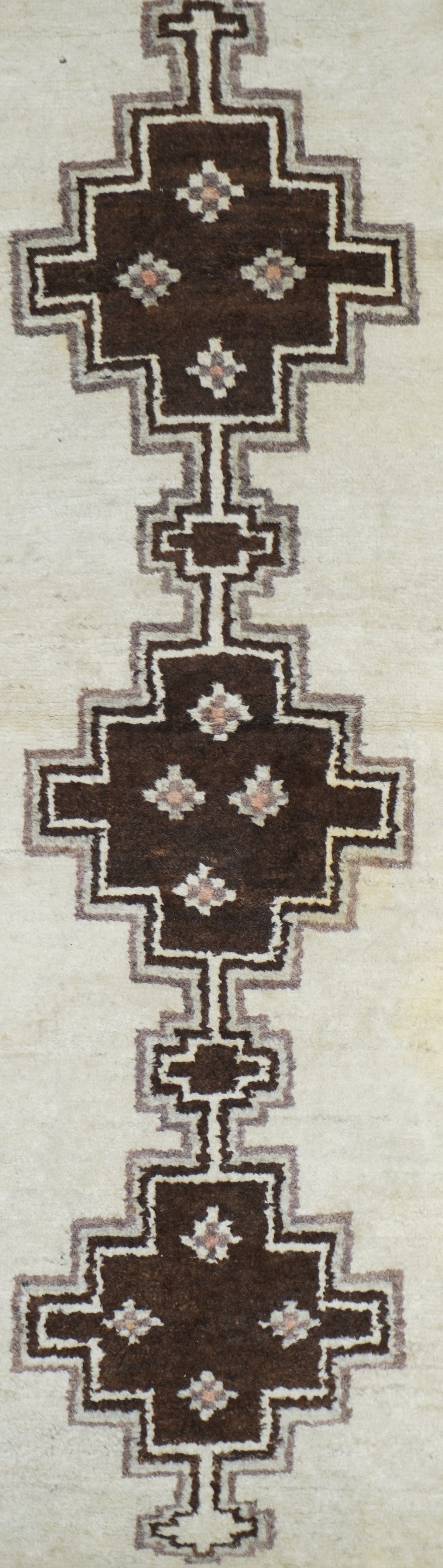 Vintage Tribal Gabbeh Rug 3'3'' x 6'3''