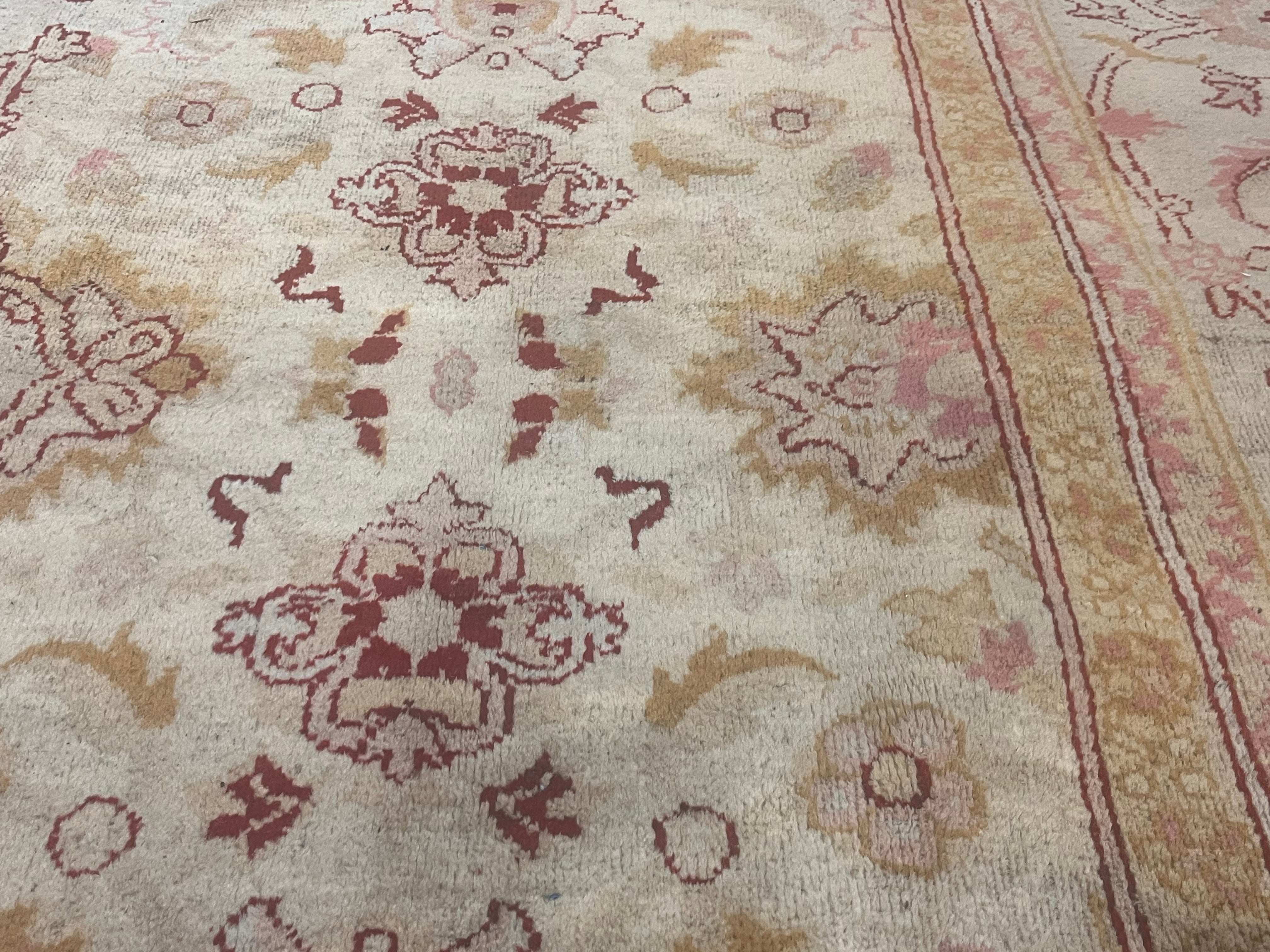 Fine Antique Amritsar Wool Rug 9' 0" x 12' 0"