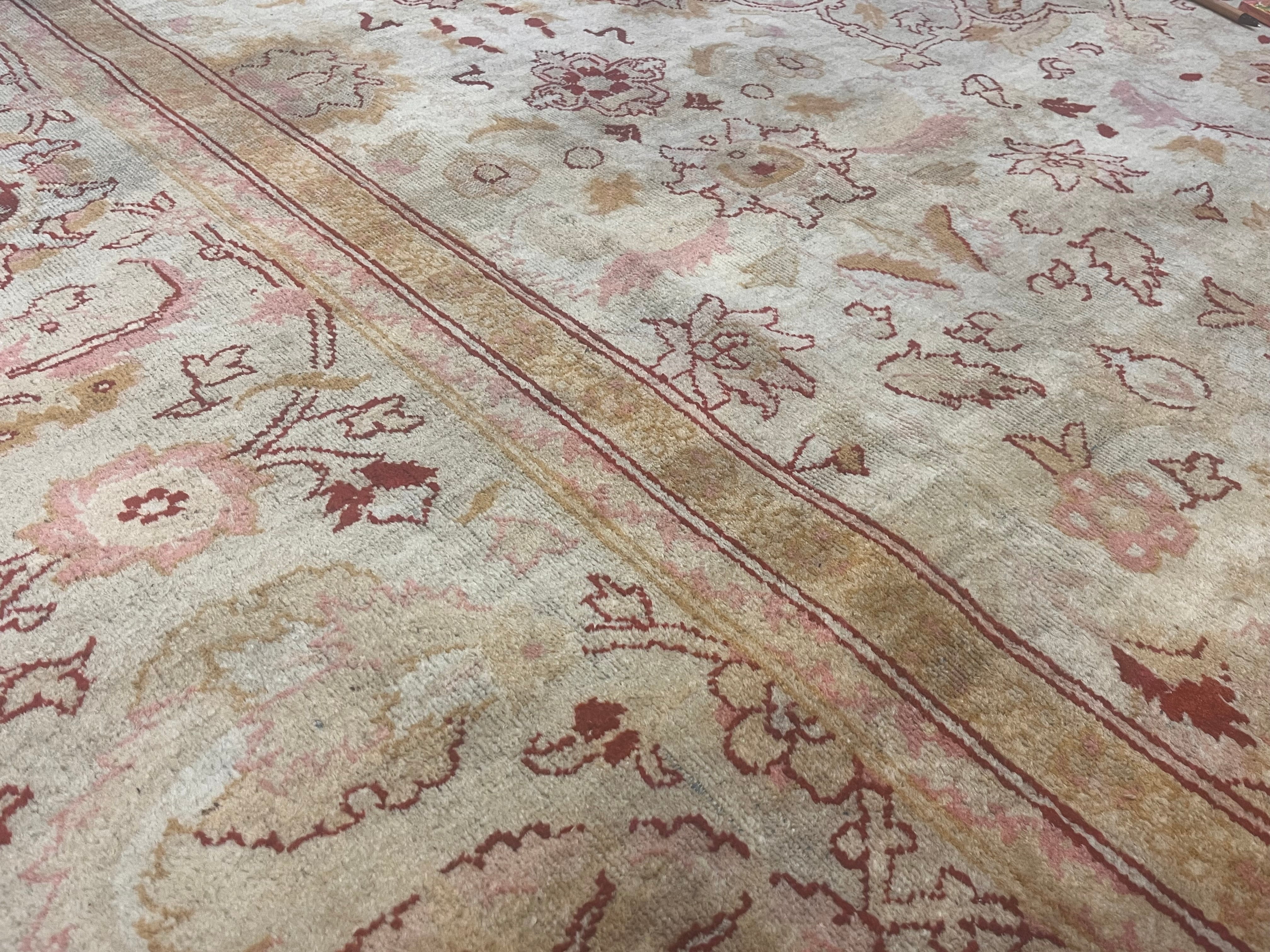 Fine Antique Amritsar Wool Rug 9' 0" x 12' 0"