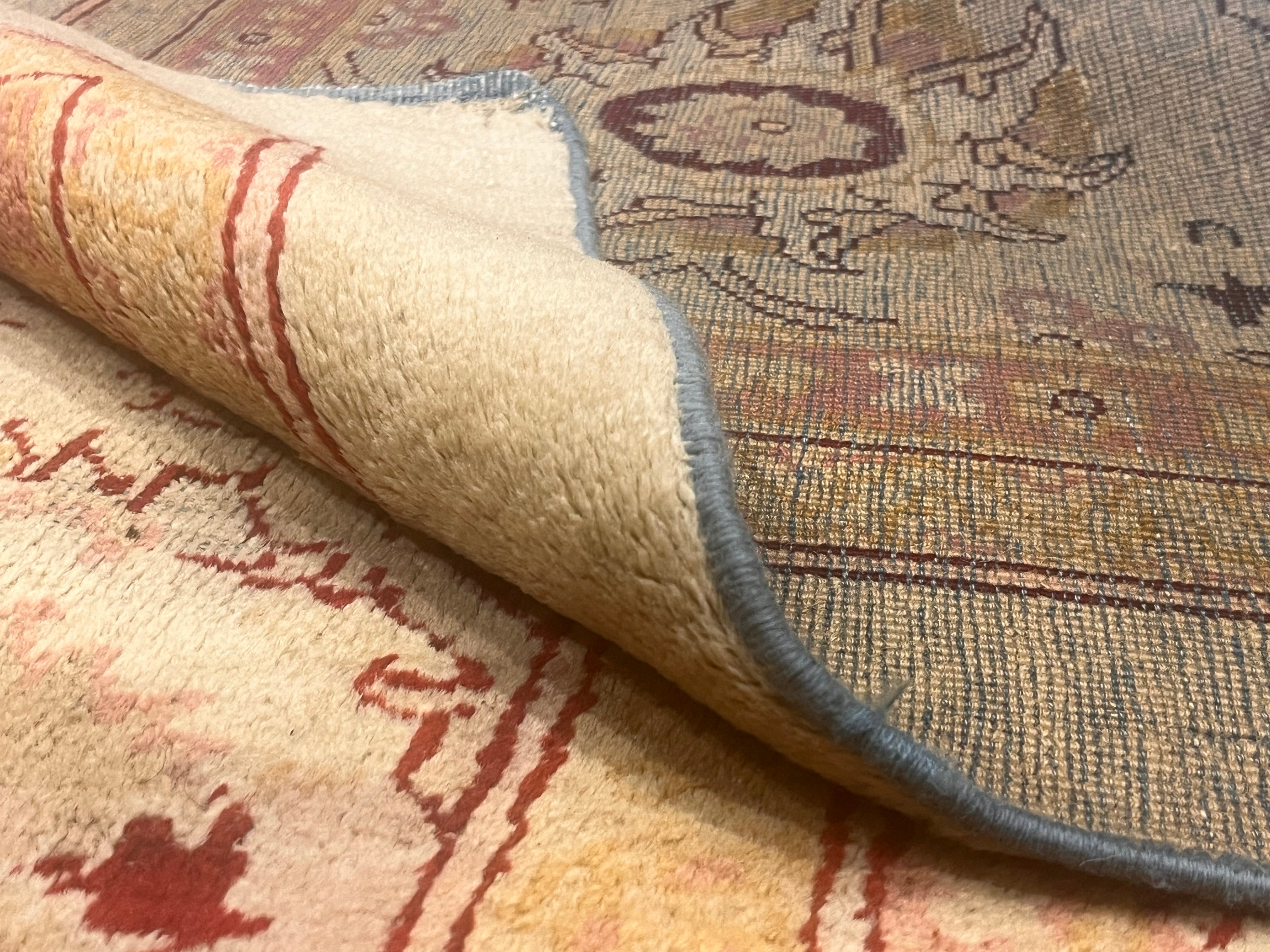 Fine Antique Amritsar Wool Rug 9' 0" x 12' 0"