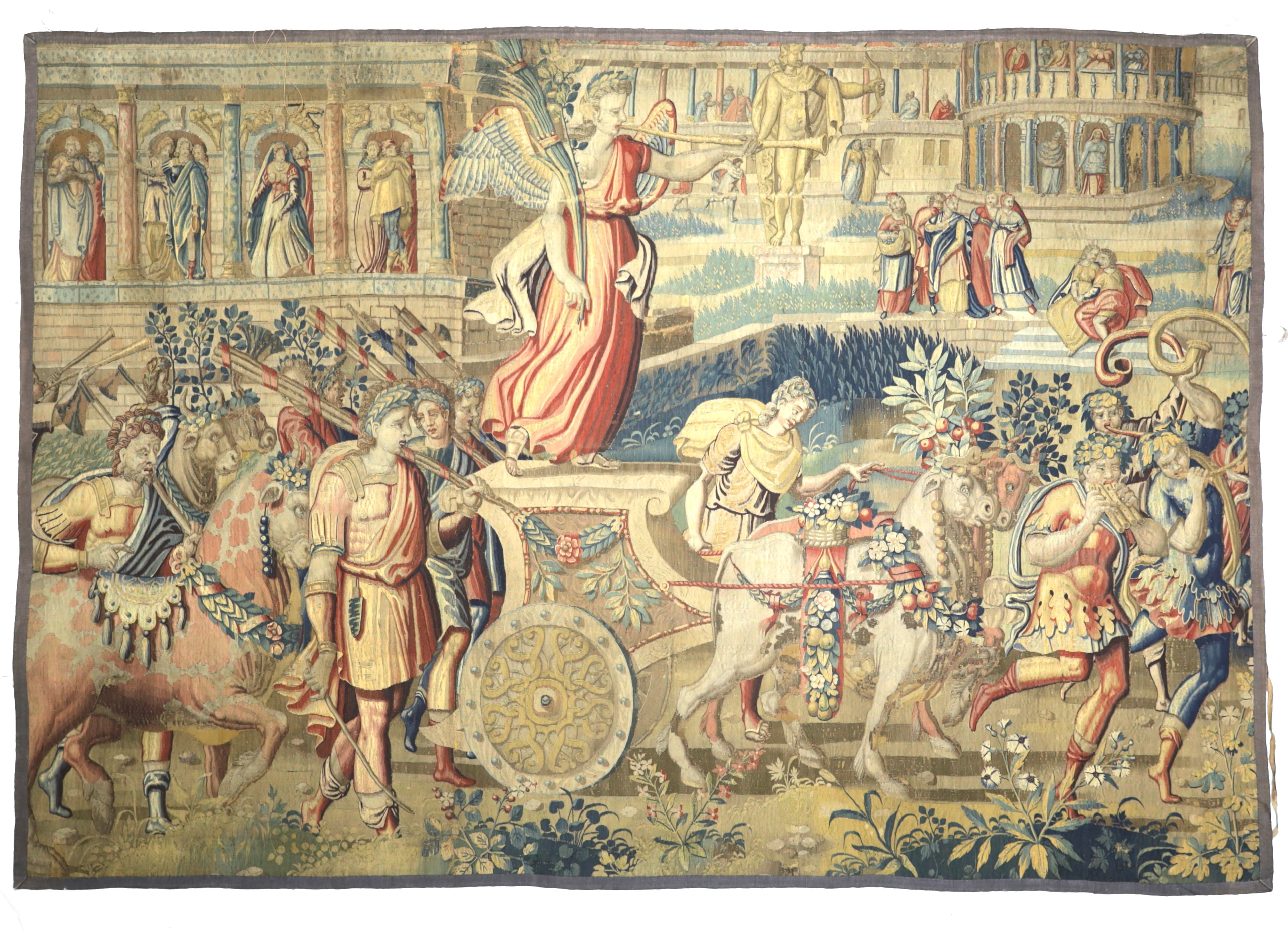 Fine Antique 16th Century French Tapestry 7' 7" x 11' 1"