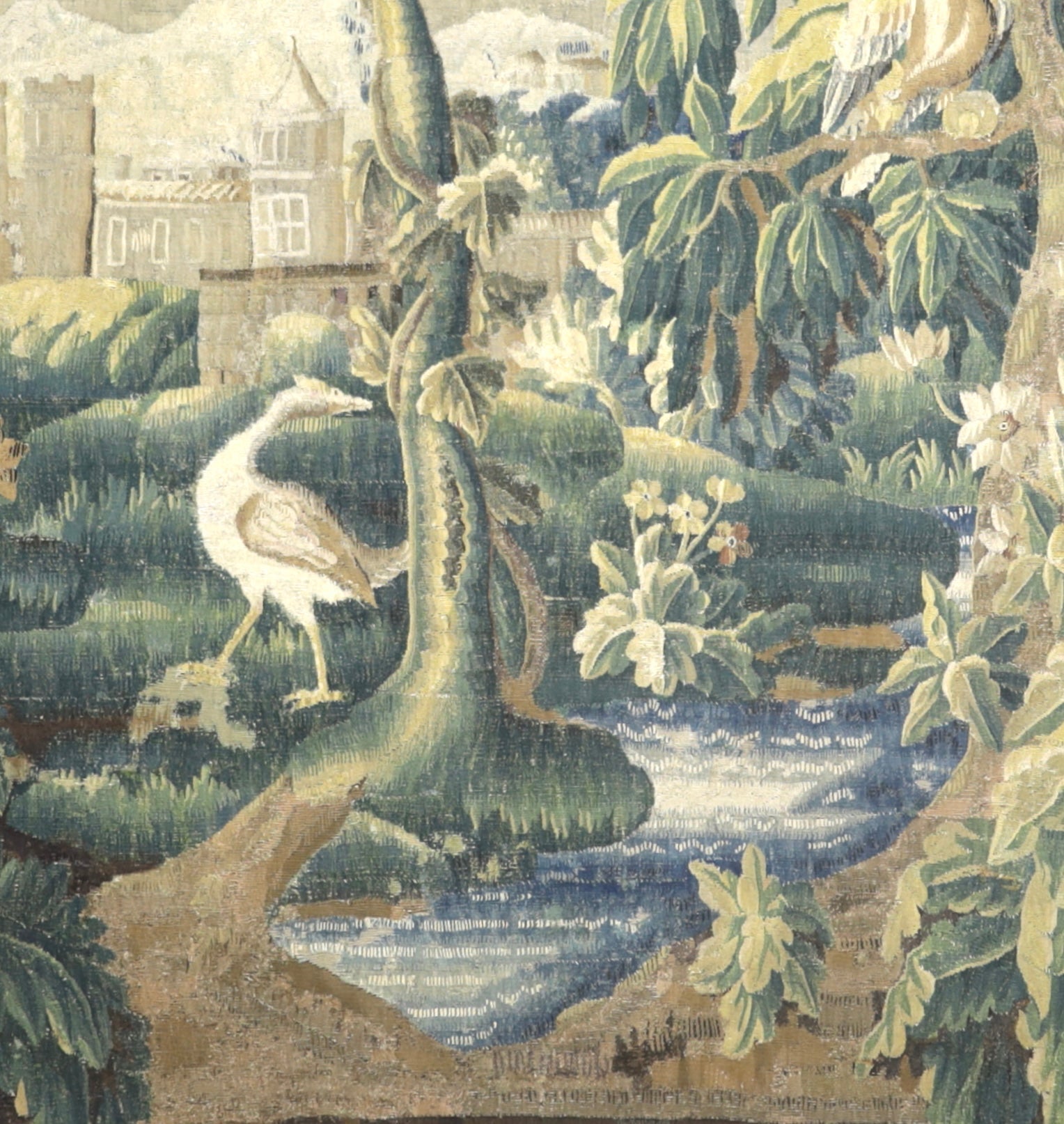 Fine Antique Tapestry, 18th Century French Verdure 8' 6'' x 11' 2''