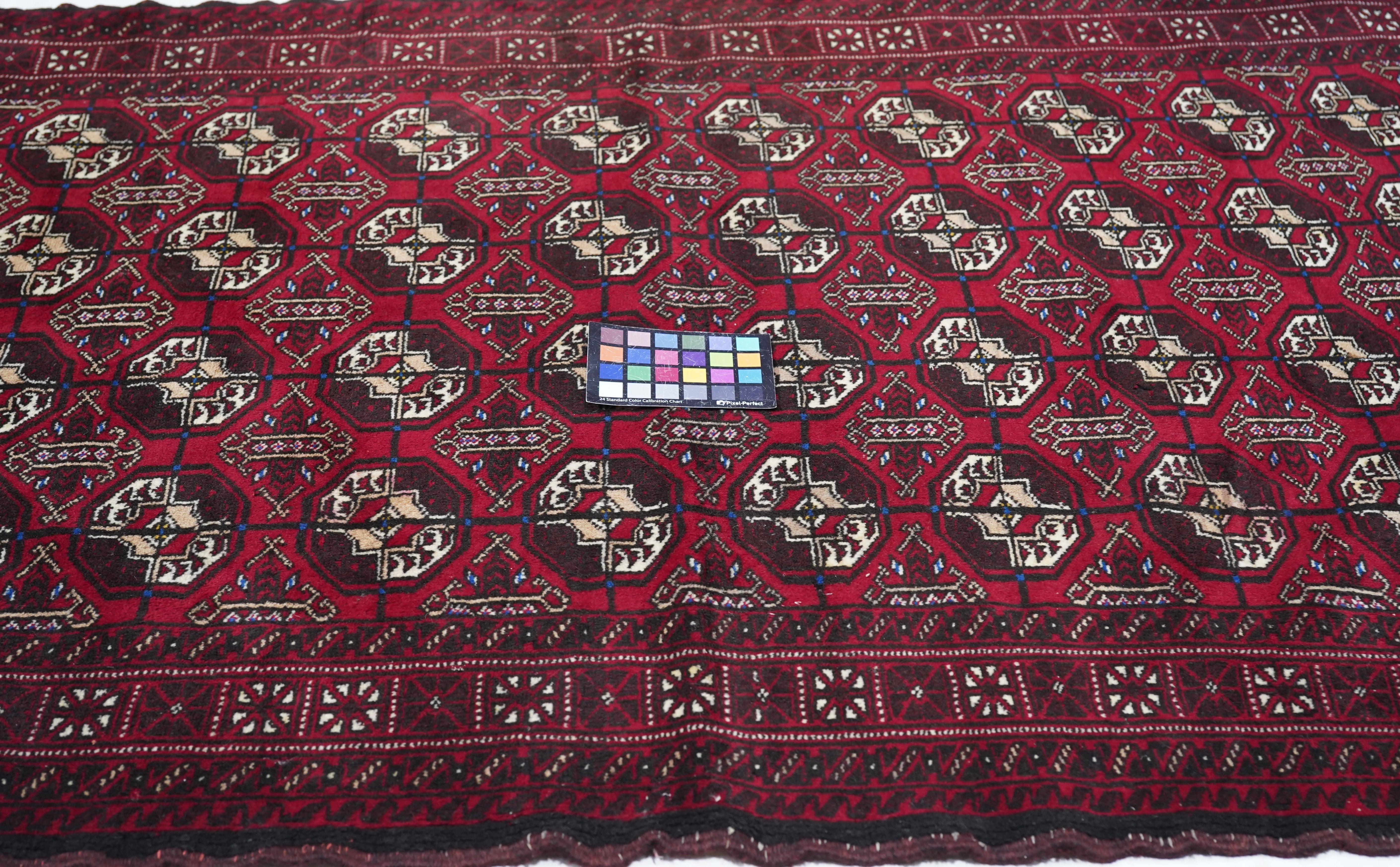 Vintage Bokara Rug 4'0" x 5'10''