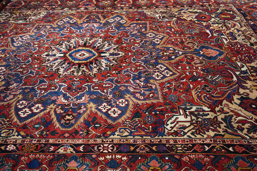 Vintage Bakhtiari Rug 12'8'' x 15'4''