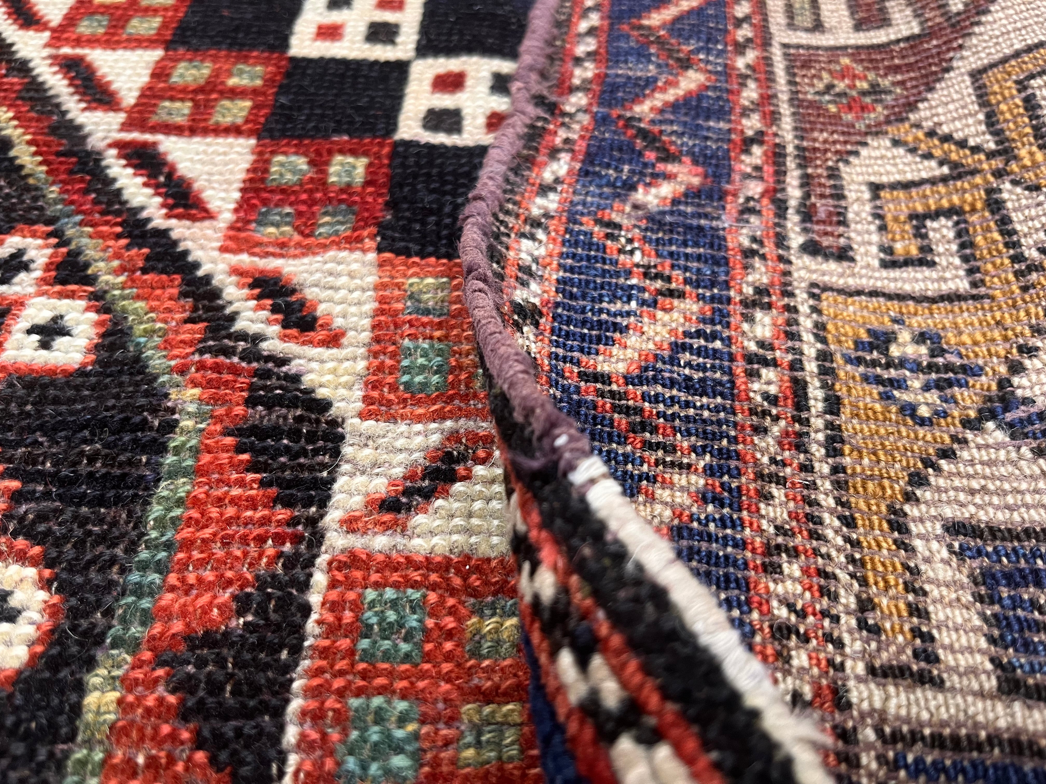 Antique Caucasian Shirvan Rug 5'10" x 10' 8''