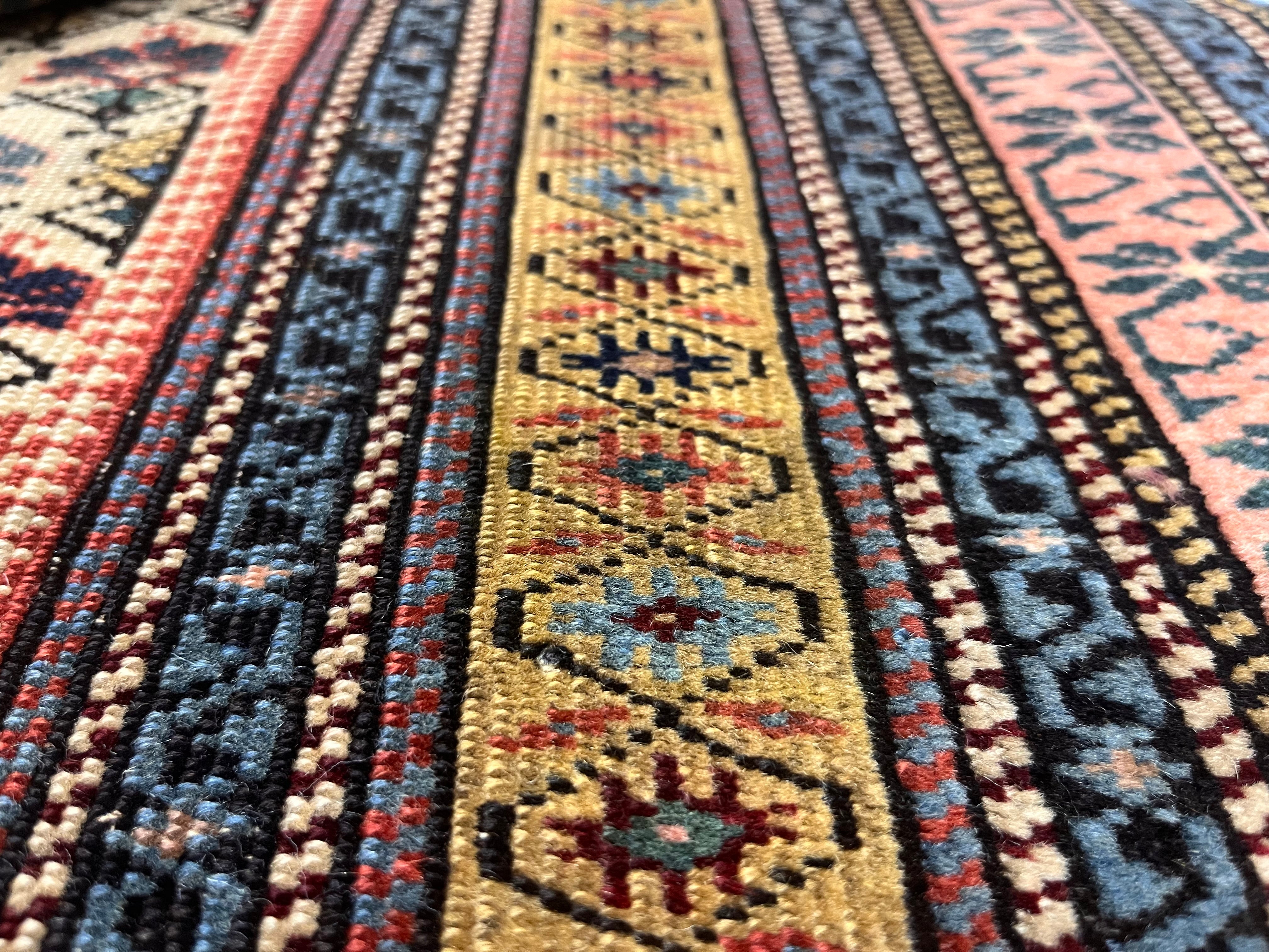 Antique Caucasian Kuba Rug 3'6" x 5' 4''
