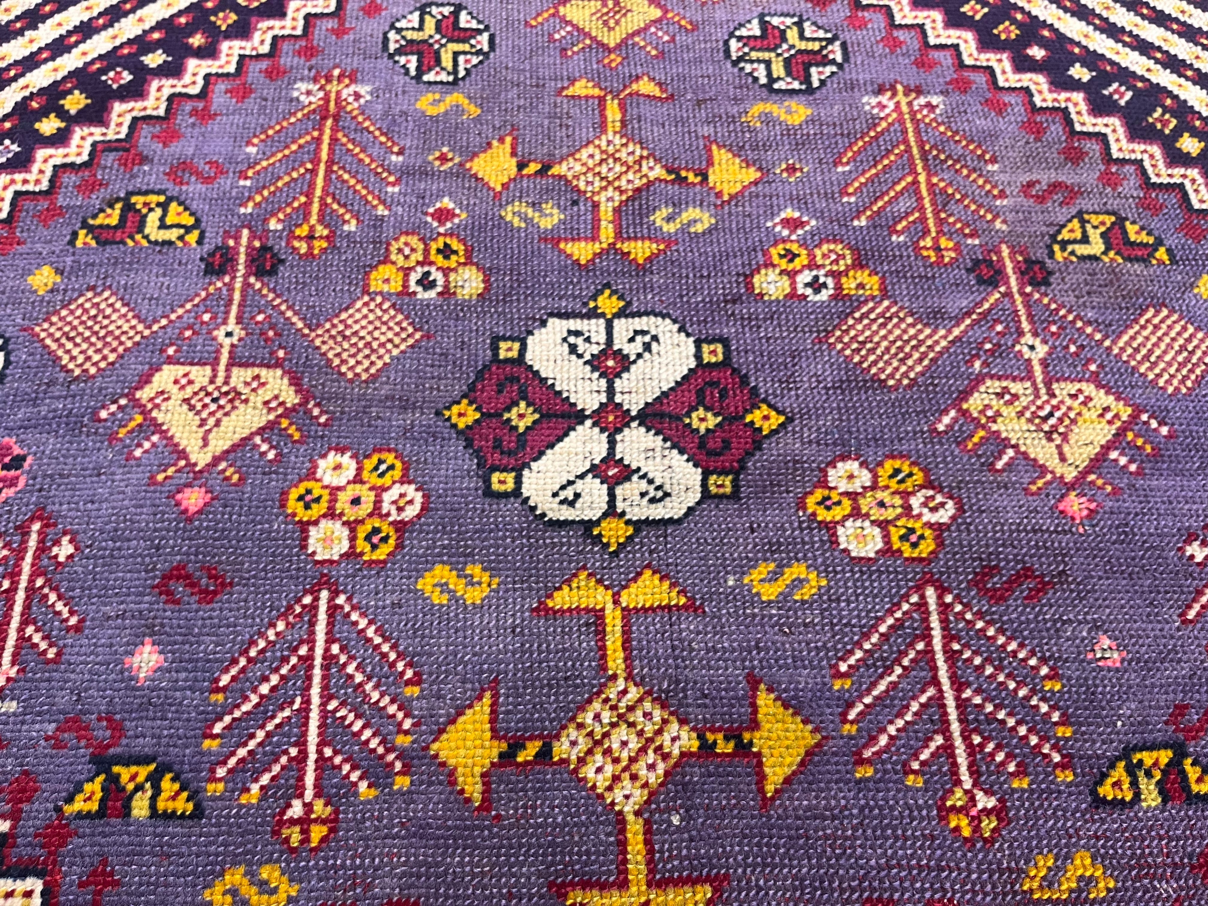 Antique SW Tribal Rug 3'11" x 7' 2''