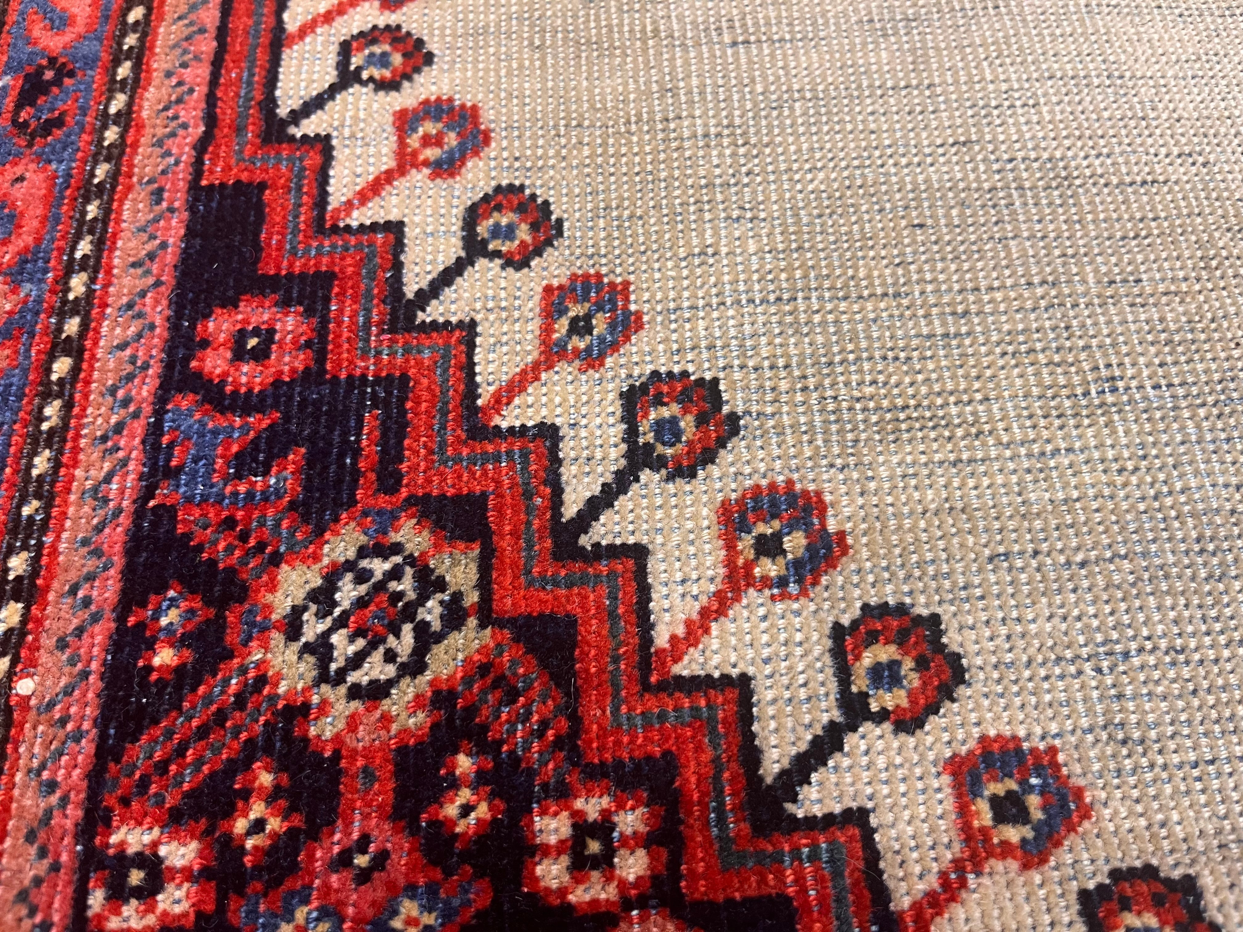 Antique Farahan Rug 4'6" x 6' 8"